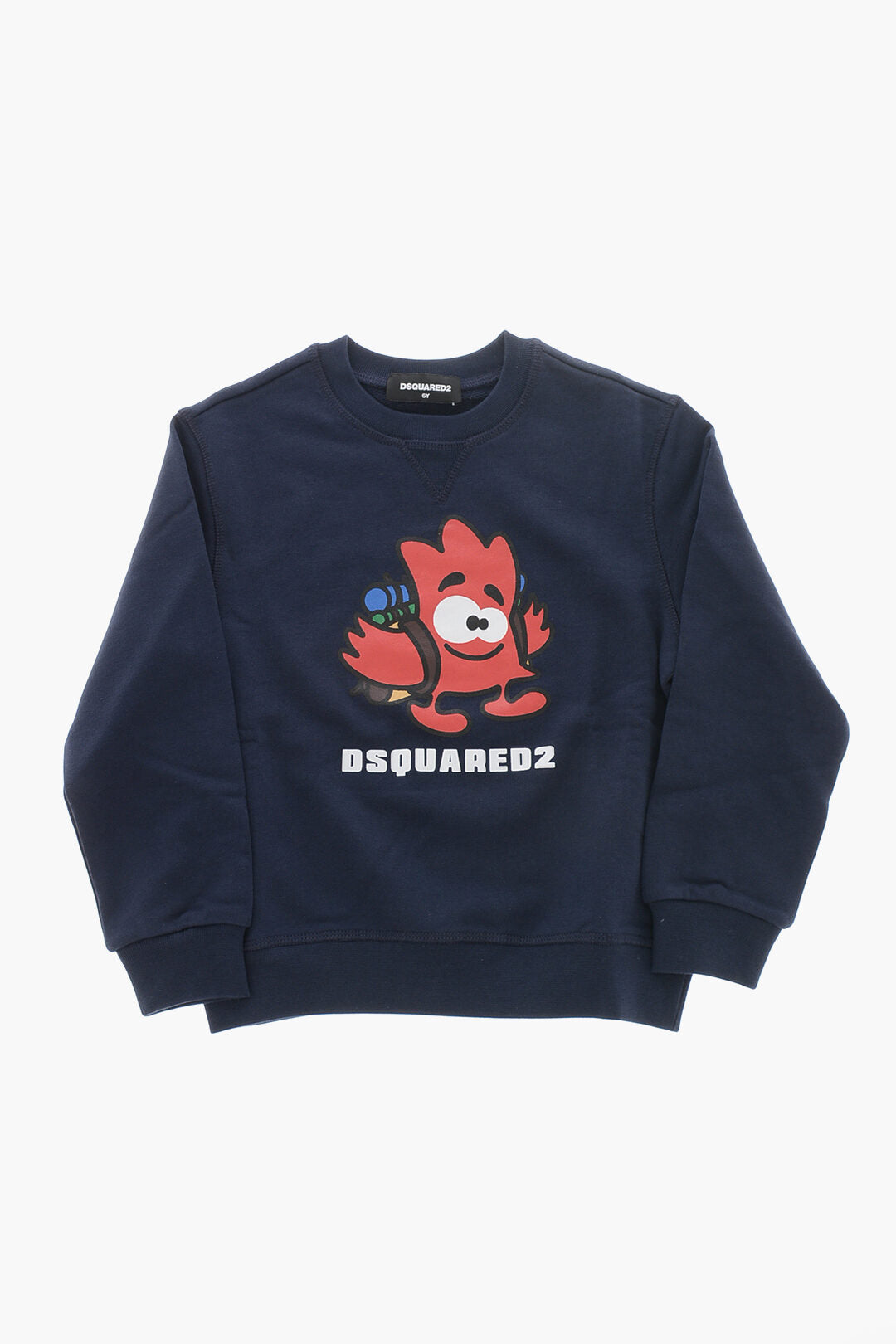 Dsquared2 Kids 2405~Relaxed-Fit Cotton Crewneck Sweatshirt with Print