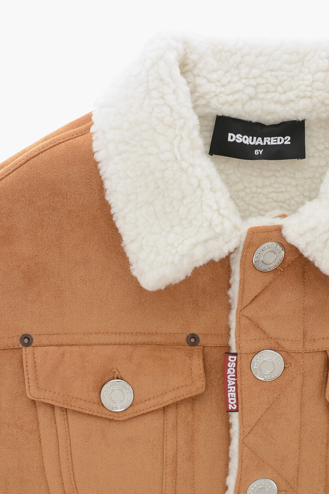 Dsquared2 Kids 2405~Sleeveless Vegan Leather Jacket