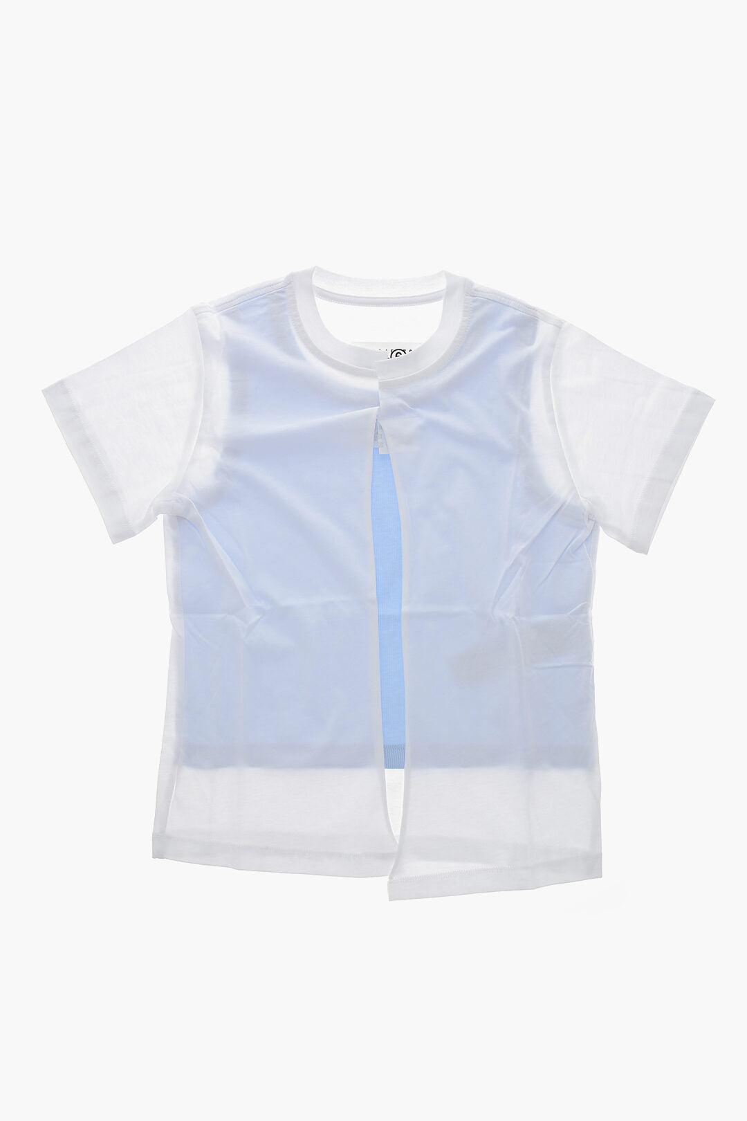 Maison Margiela Kids 0115~MM6 Cotton Crewneck T-Shirt