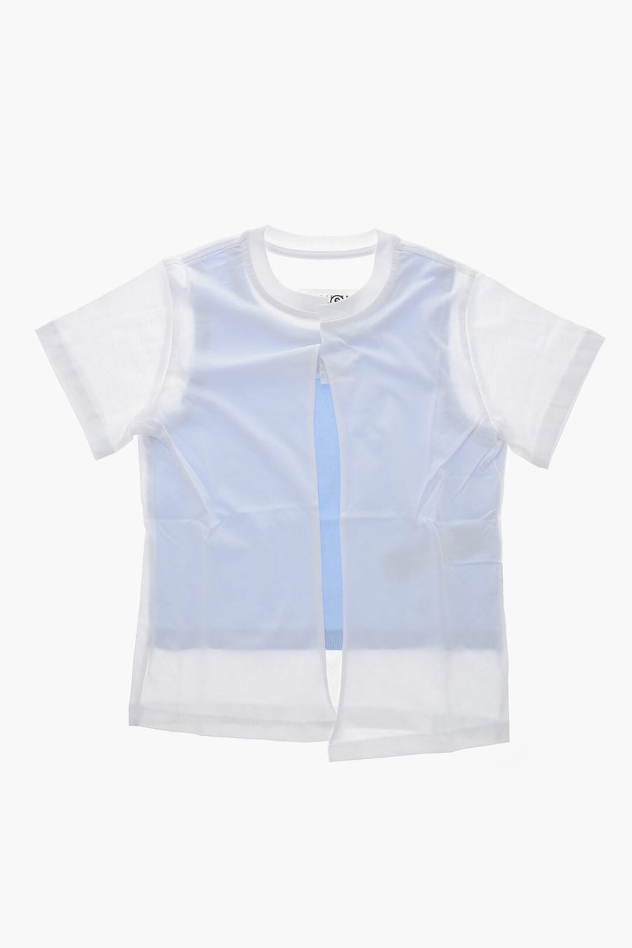 Maison Margiela Kids 0115~MM6 Cotton Crewneck T-Shirt