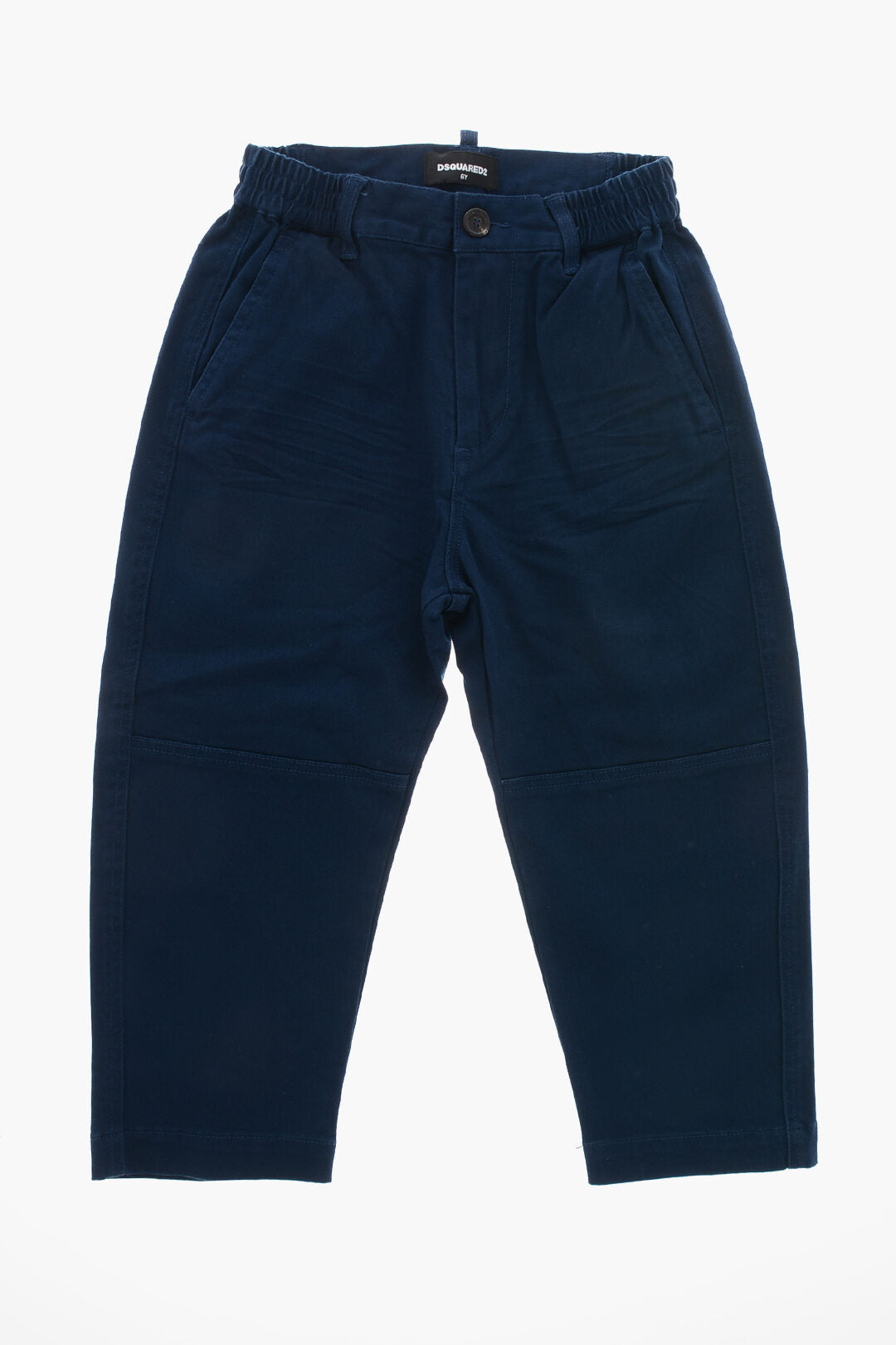 Dsquared2 Kids 2405~Solid Cotton-Twill Pants