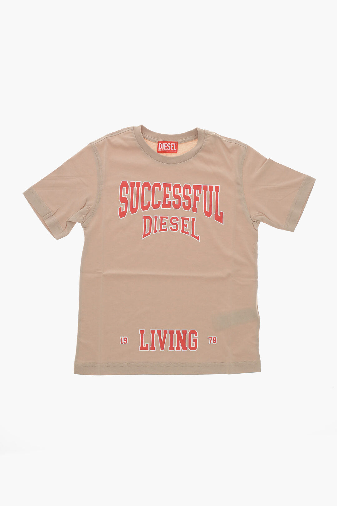 Diesel Kids 2500~Front-Printed Crew-Neck T-Shirt
