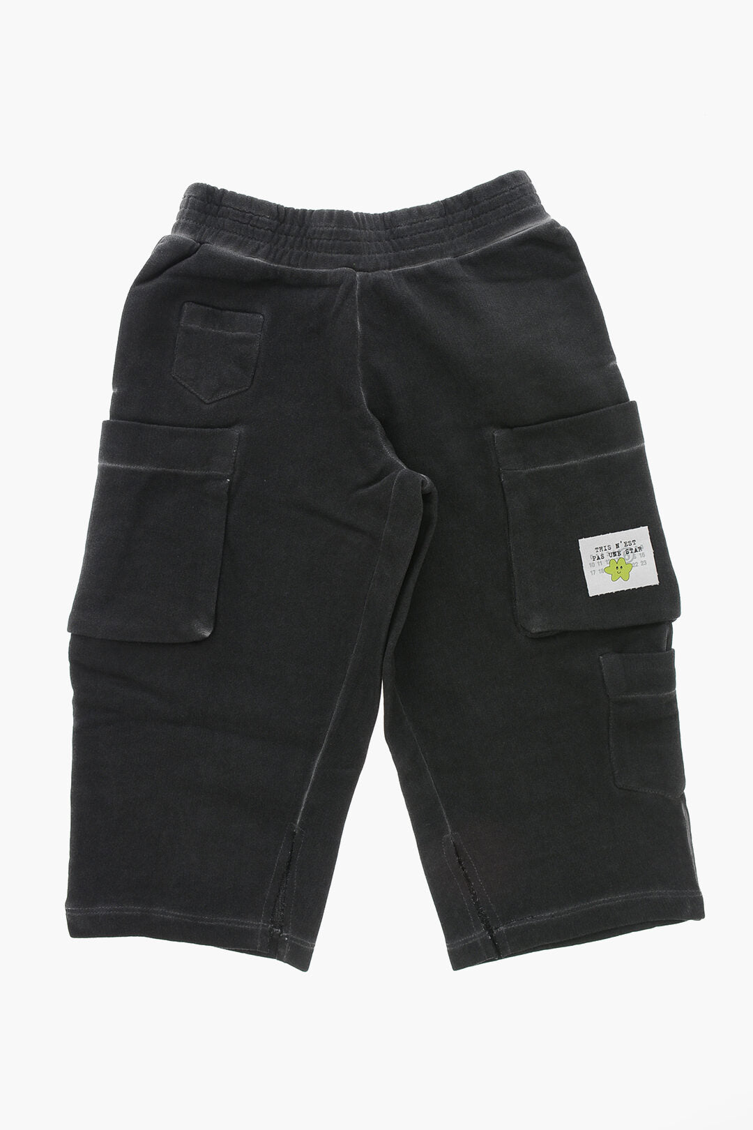 Maison Margiela Kids 2470~MM6 Delavé-Effect Cotton Cargo Pants