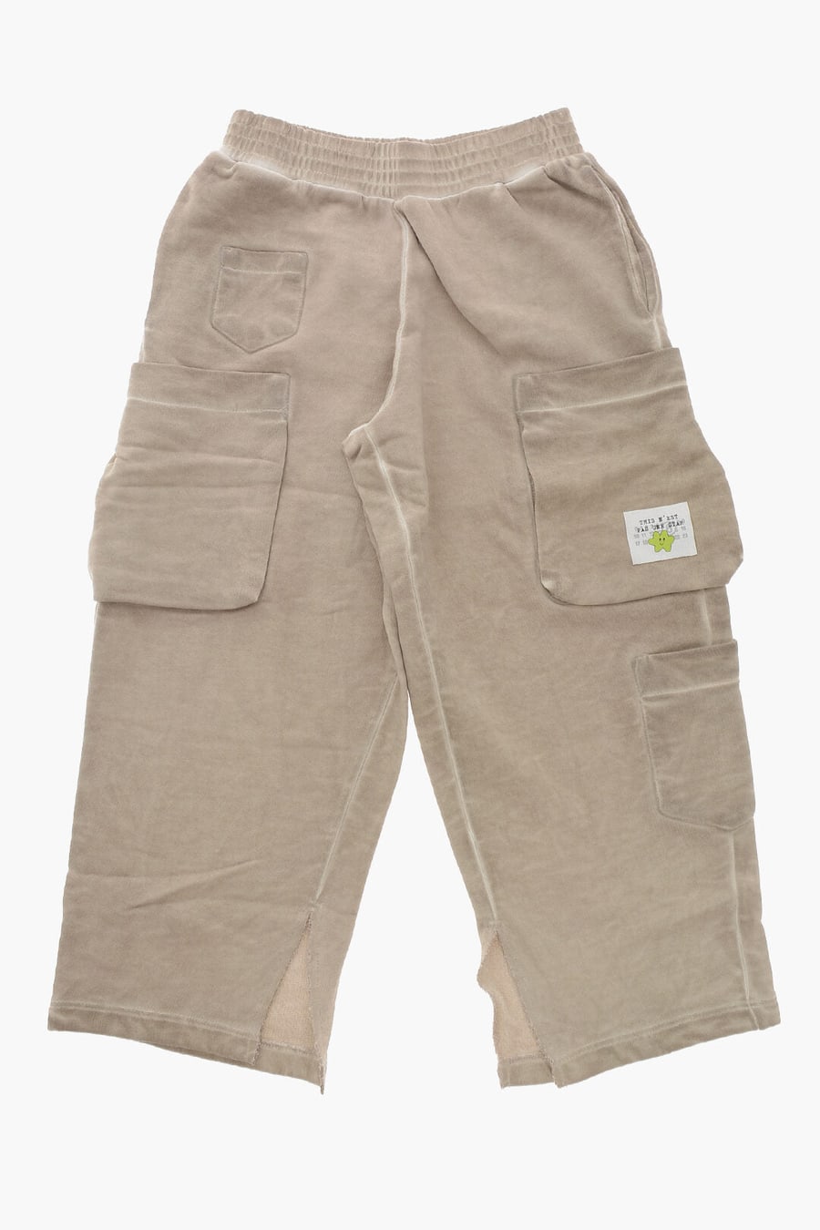 Maison Margiela Kids 0115~MM6 Delavé-Effect Cargo Joggers
