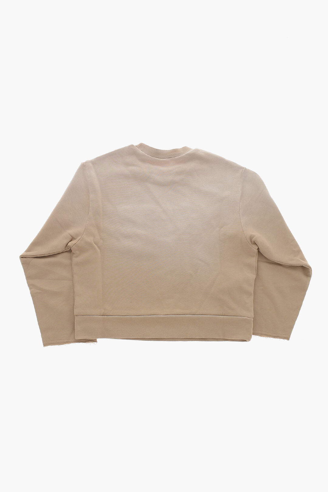 N.21 Kids 0115~Crewneck Sweatshirt With Delavé Effect and Front Print