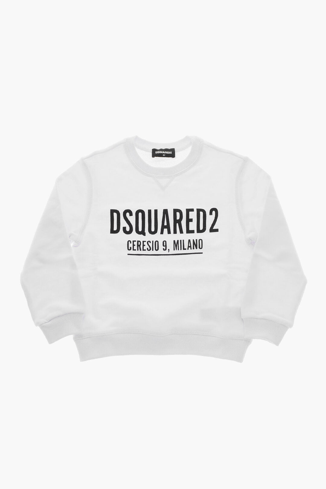 Dsquared2 Kids 2550~Relaxed-Fit Cotton Crewneck Sweatshirt with Logo