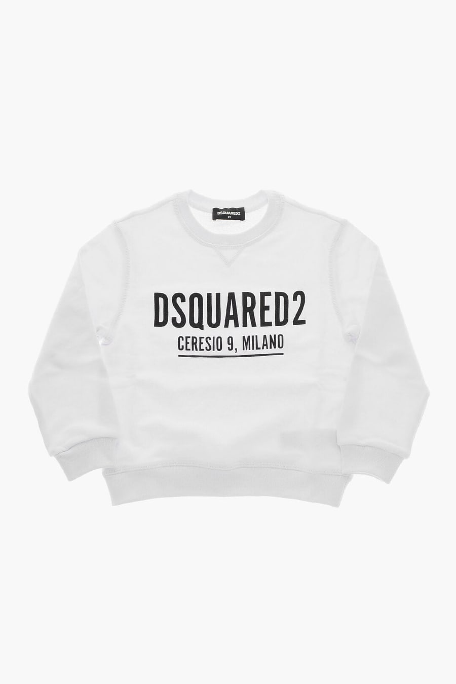 Dsquared2 Kids 2550~Relaxed-Fit Cotton Crewneck Sweatshirt with Logo