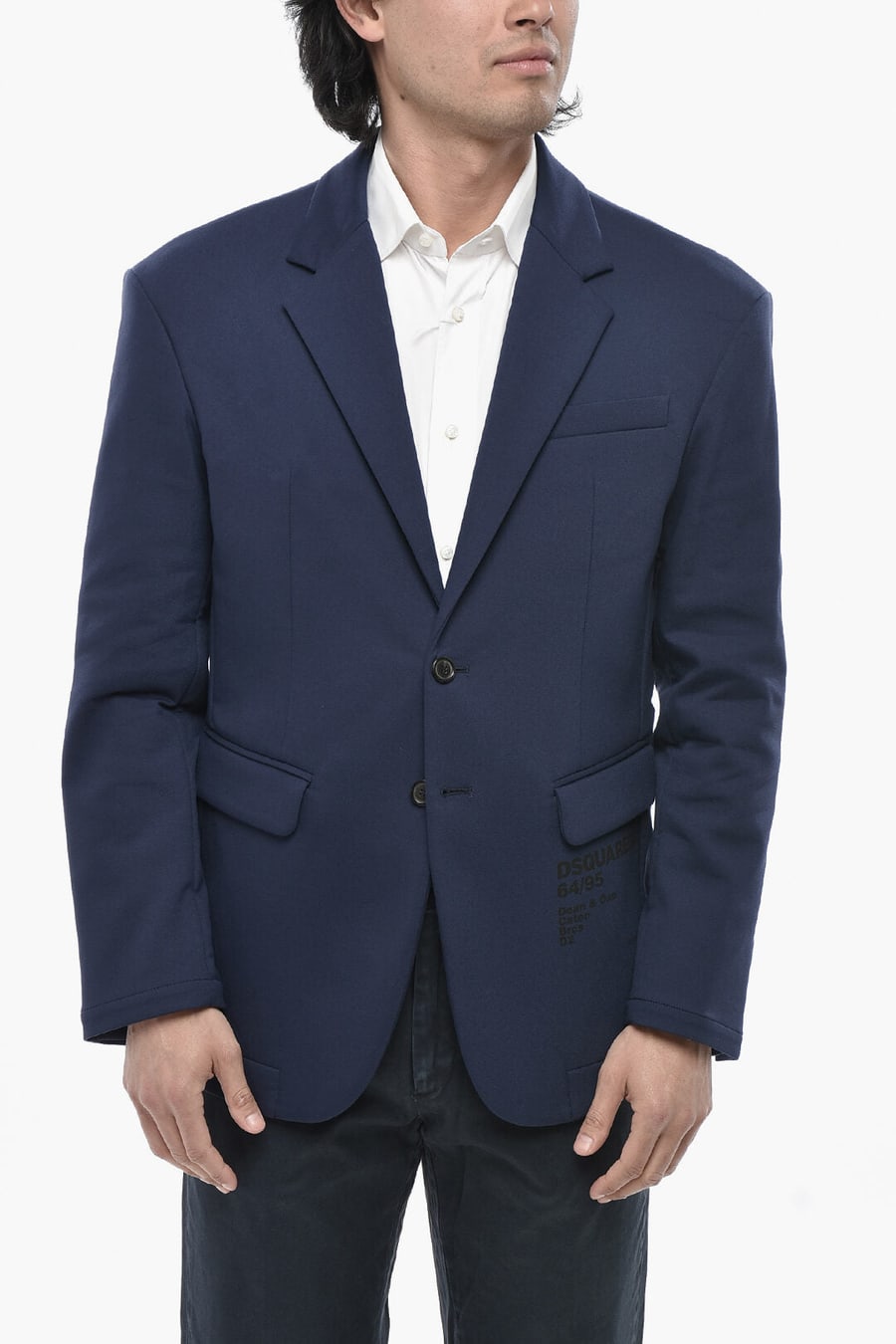 Dsquared2 2405~Cotton-Blend 2-Button Blazer