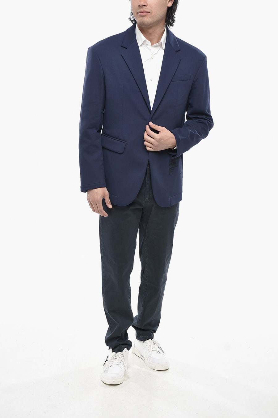 Dsquared2 2405~Cotton-Blend 2-Button Blazer, view 4