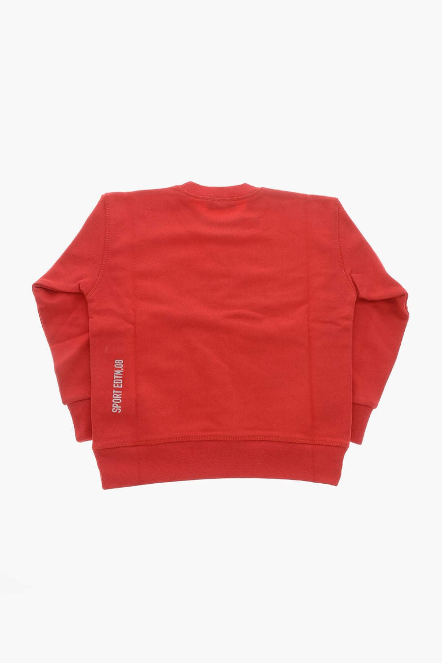 Dsquared2 Kids 2550~SPORT EDTN.08 Cotton Crewneck Sweatshirt SLOUCH FIT with Embossed Logo