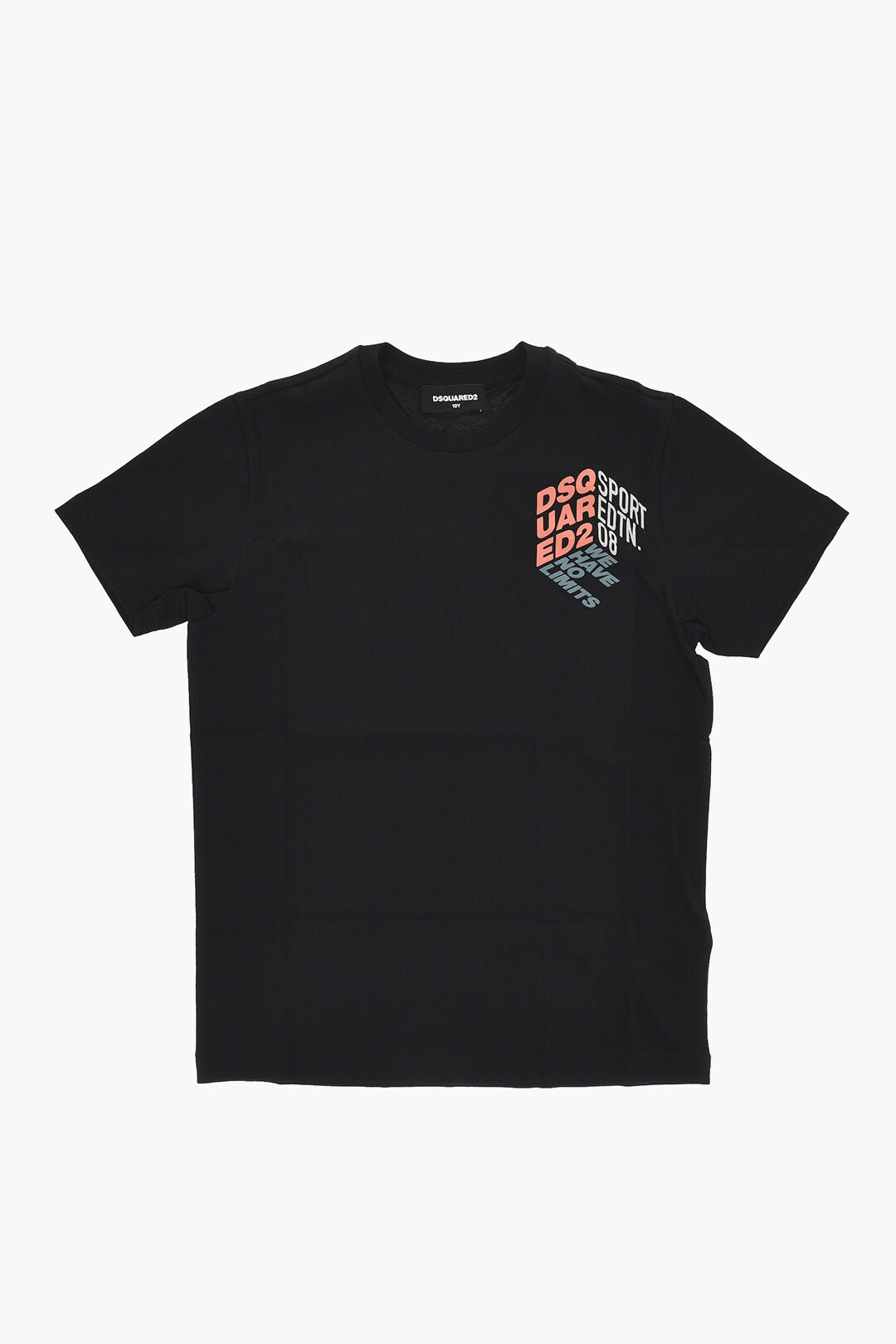 Dsquared2 Kids 3500~SPORT EDTN.08 Cotton Crewneck T-Shirt Relax with Monogram