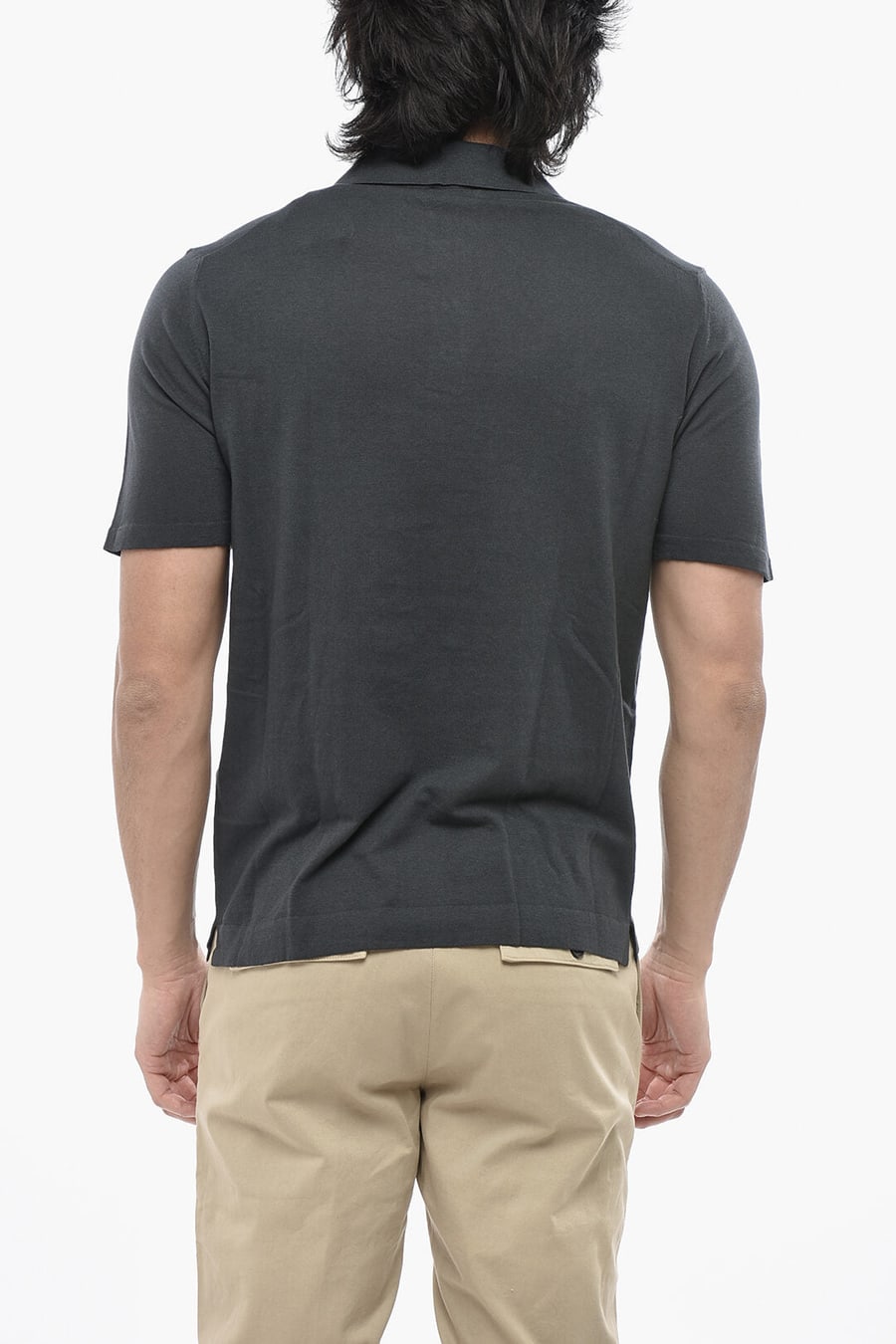 Altea 2470~Lightweight Cotton Polo Solid-Color, view 2