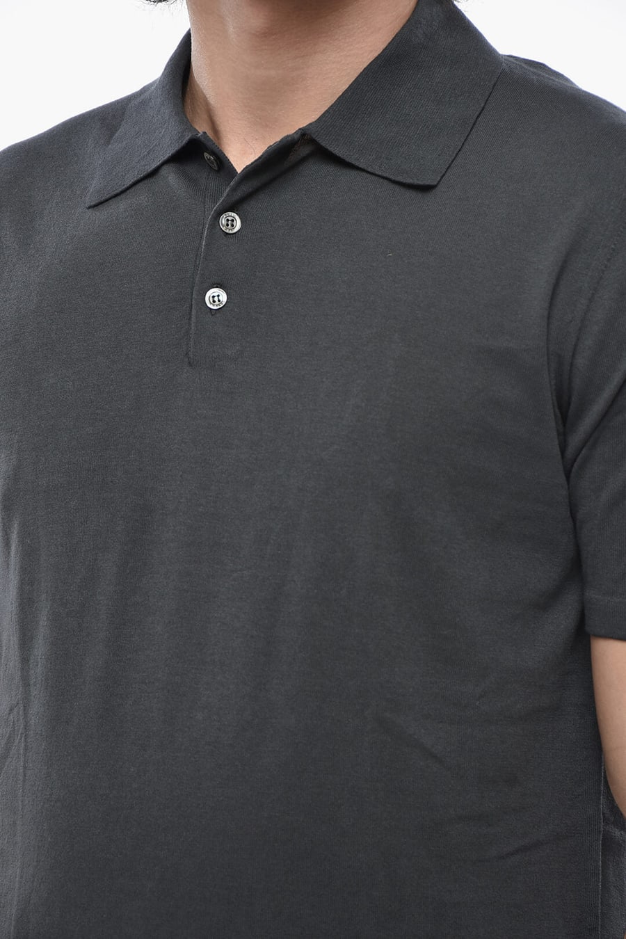 Altea 2470~Lightweight Cotton Polo Solid-Color, view 3