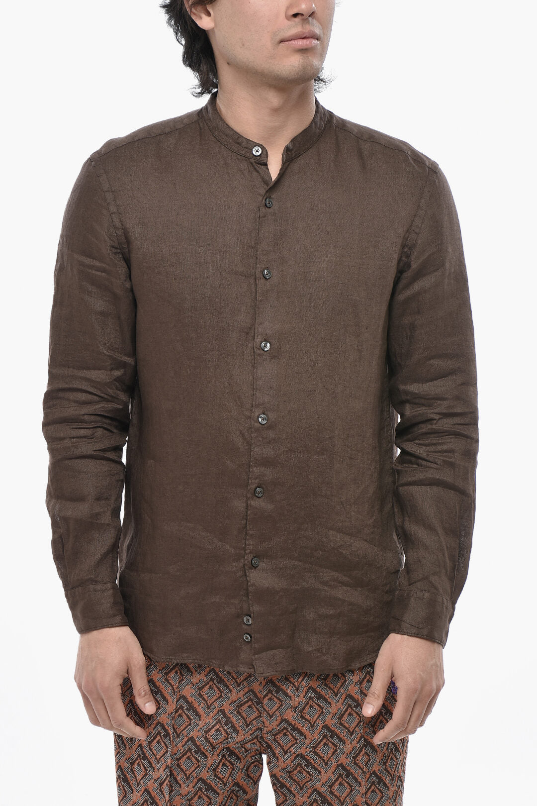 Altea 2405~Linen Shirt CLARK With Korean Collar