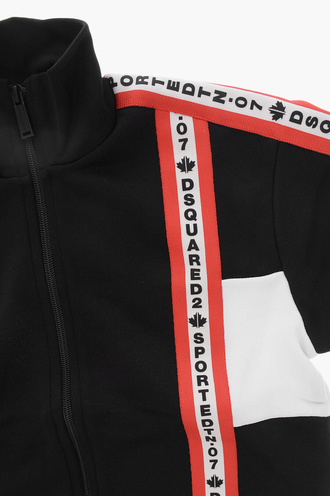 Dsquared2 Kids 3500~SPORT EDTN.08 Nylon Sweatshirt COOL FIT with Logo Tape, view 2