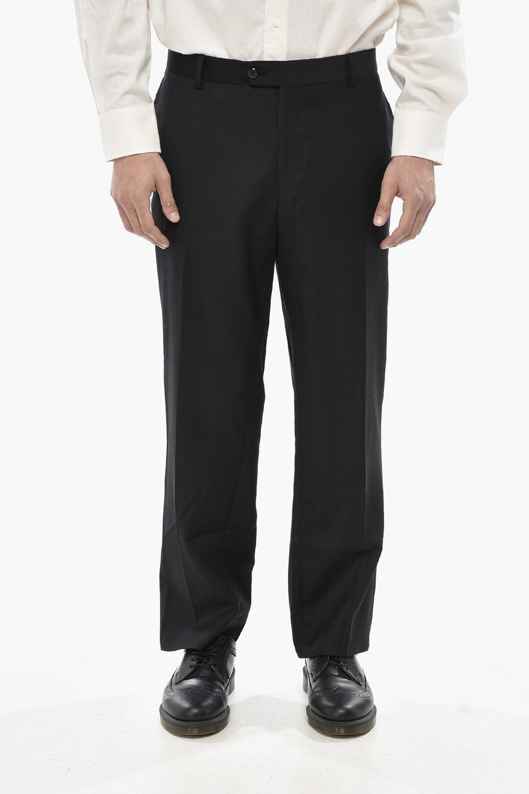 AllSaints 3500~Straight-Leg Trousers TALLIS With Belt Loops