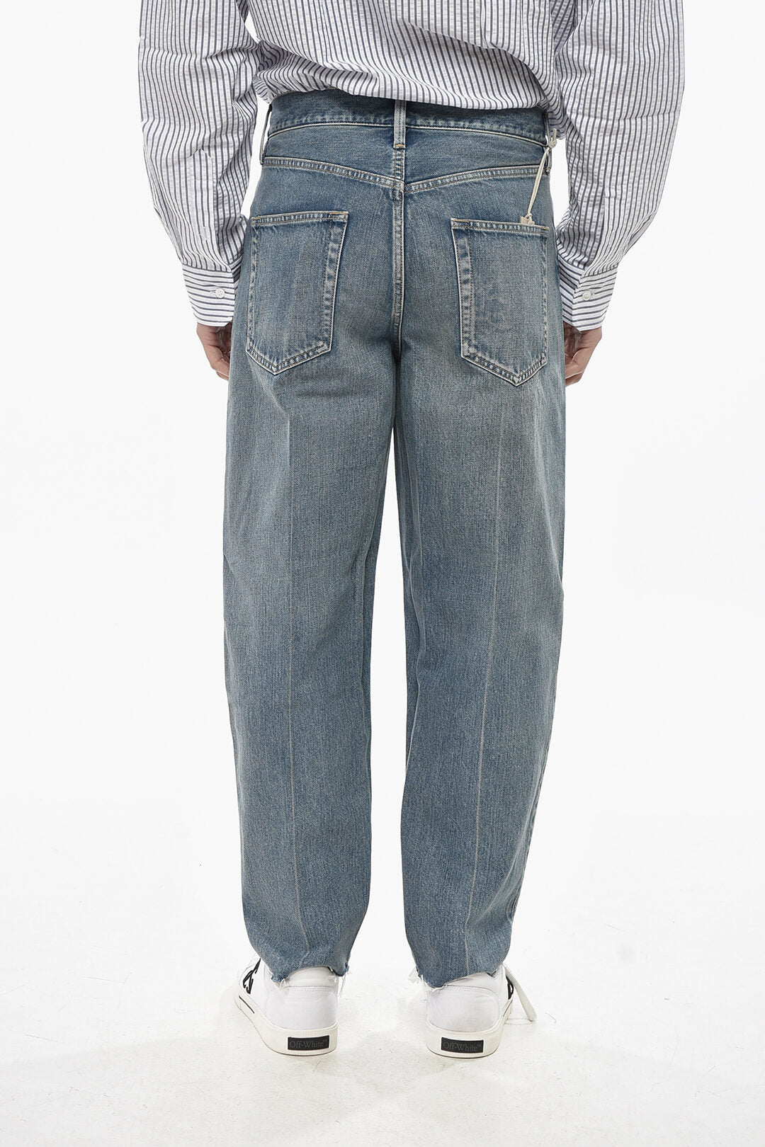Fear of God 2405~Straight-Leg Jeans with 19cm Frayed Hem, view 2