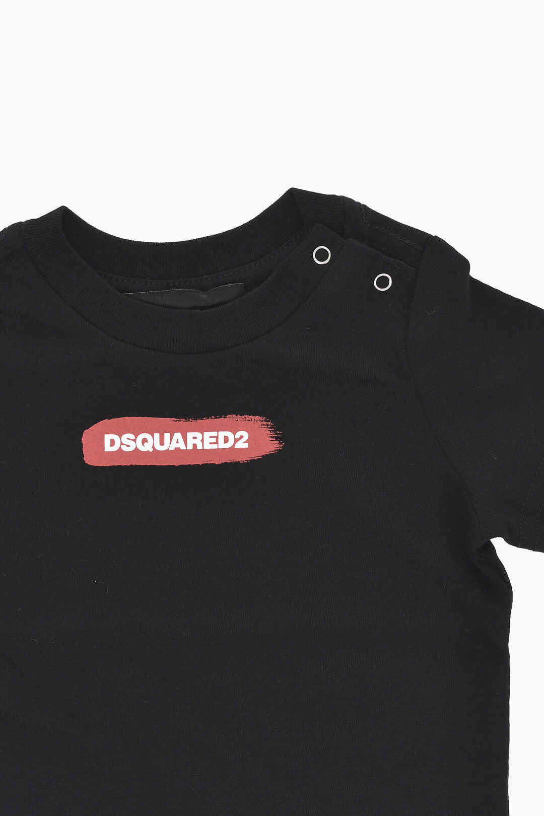 Dsquared2 Kids 1500~Cotton Crewneck T-Shirt With Print, view 2