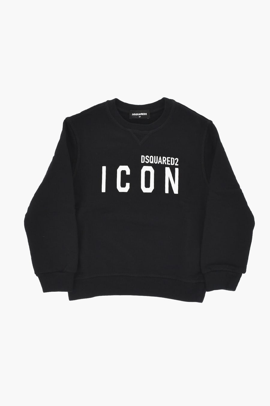 Dsquared2 Kids 3500~ICON Brushed Cotton Crewneck Sweatshirt RELAX With Printed Logo