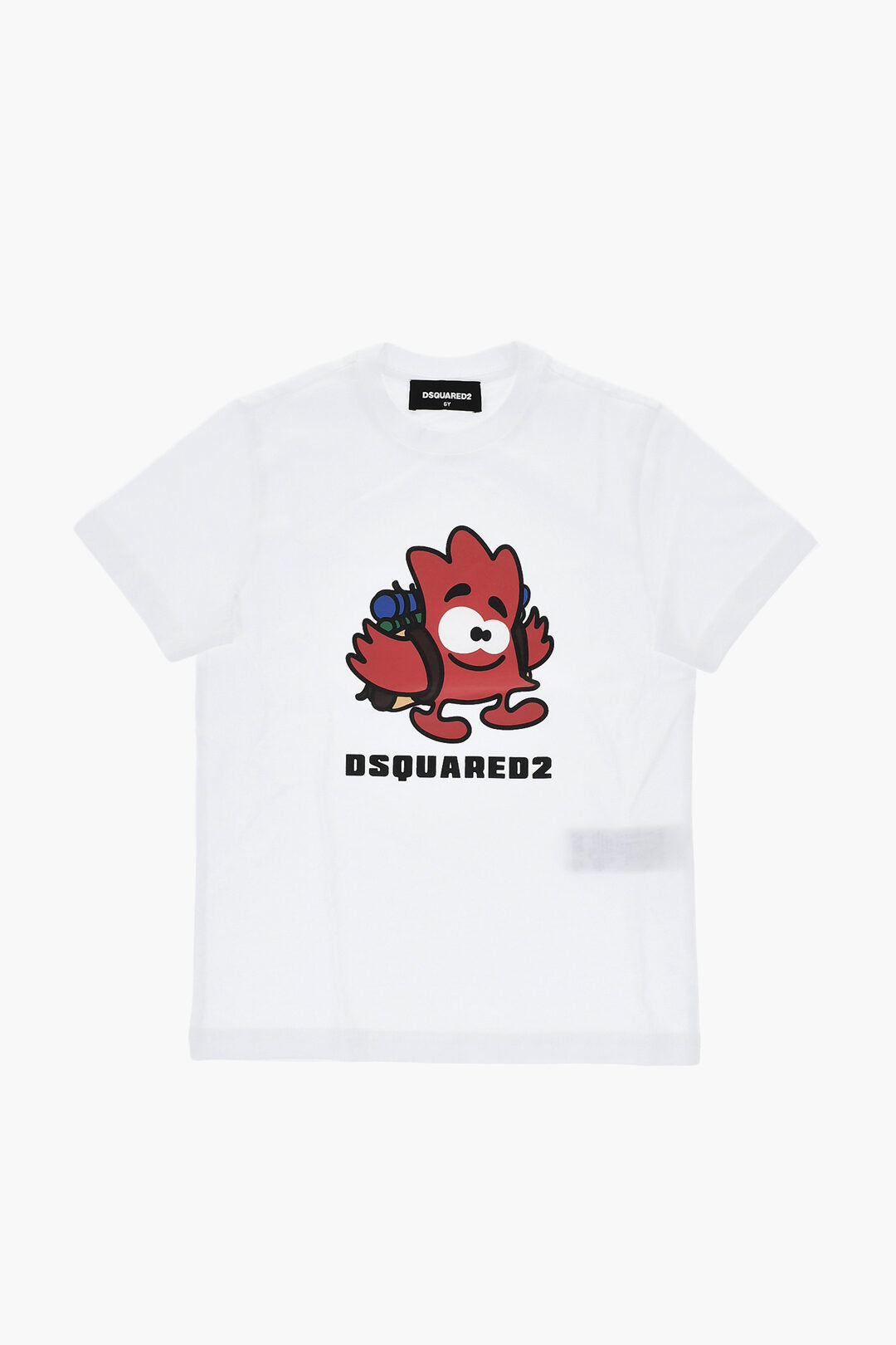 Dsquared2 Kids 2405~Relax Crewneck Cotton T-Shirt with Print