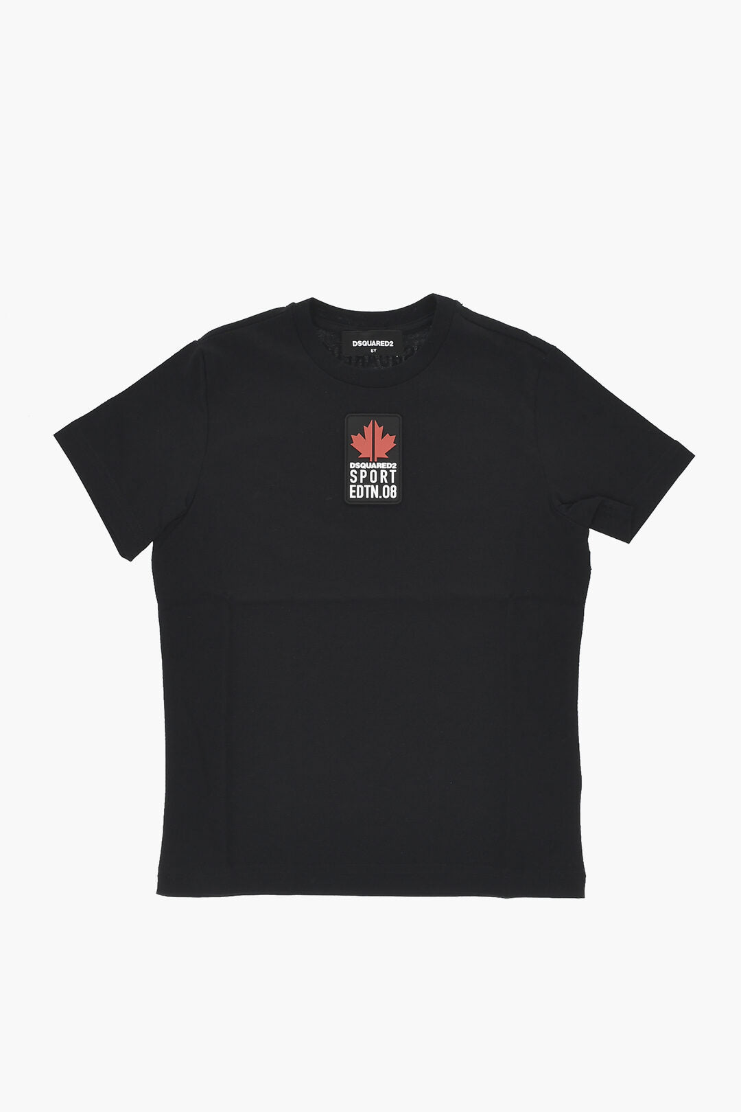 Dsquared2 Kids 3500~SPORT EDTN.08 Cotton Crewneck T-Shirt Relax Fit With Embossed Logo