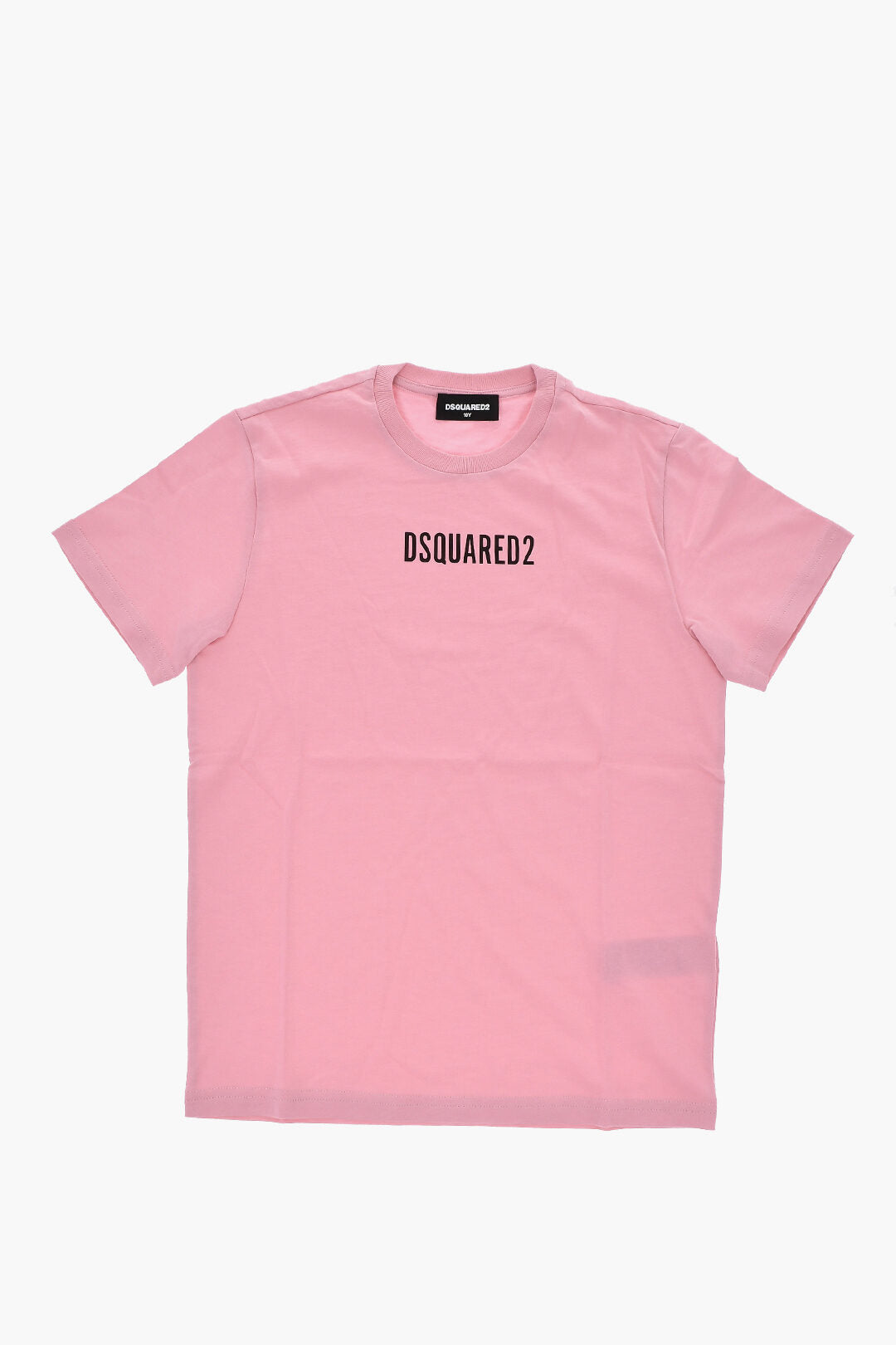 Dsquared2 Kids 3050~Crew-Neck T-Shirt RELAX in Solid Color with Printed Logo