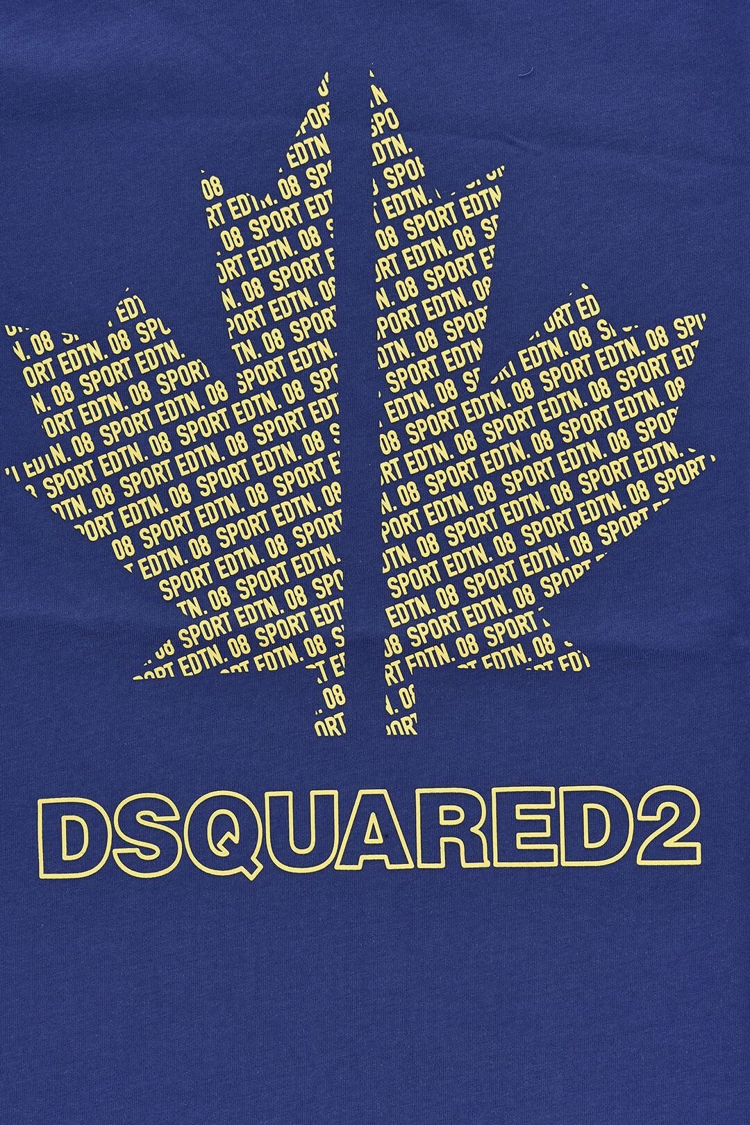 Dsquared2 Kids 2405~Cotton Jersey Crewneck T-Shirt SLOUCH FIT with Front Print