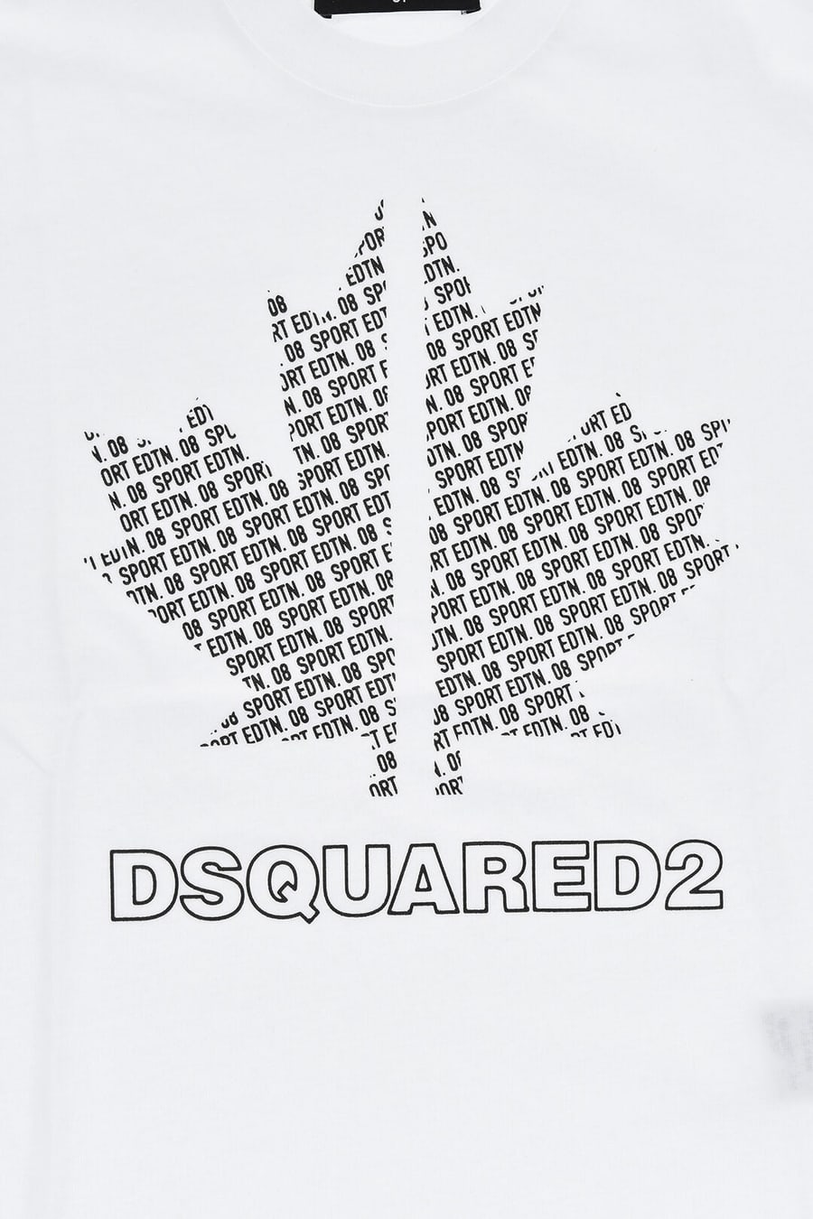 Dsquared2 Kids 2550~SPORT EDTN.08 Slouch Fit Crewneck T-Shirt with Embossed Monogram