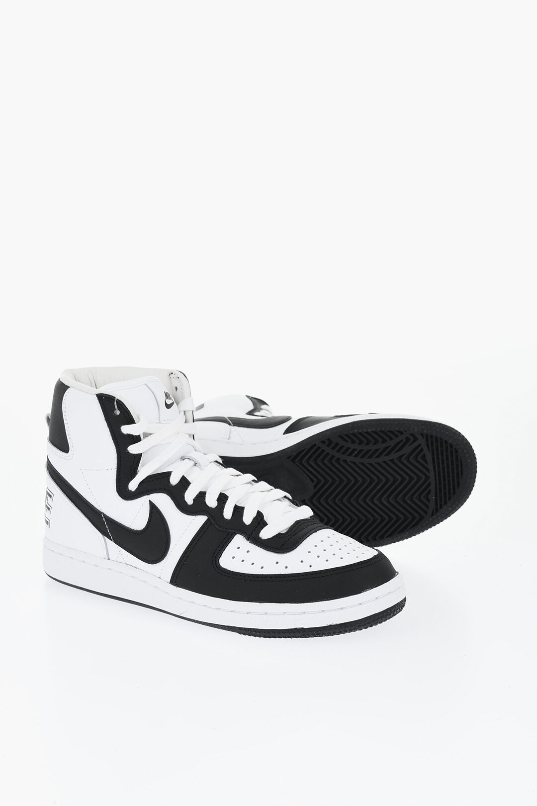 Nike 2550~CDG X NIKE High-Top Sneakers TERMINATOR Two-Tone Leather
