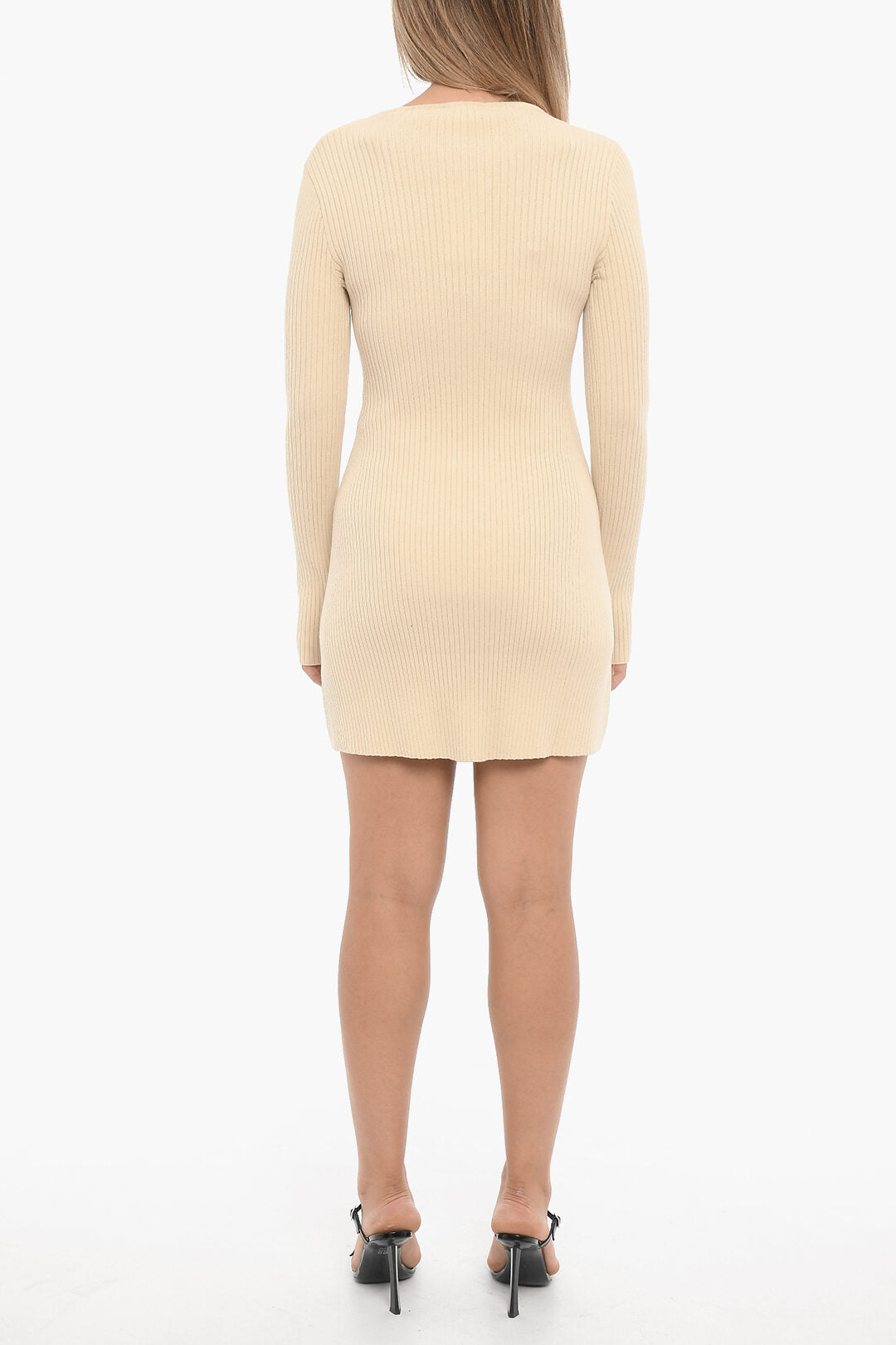 Courreges 2500~Ribbed Dress HOLISTIC, Long-Sleeved, view 2