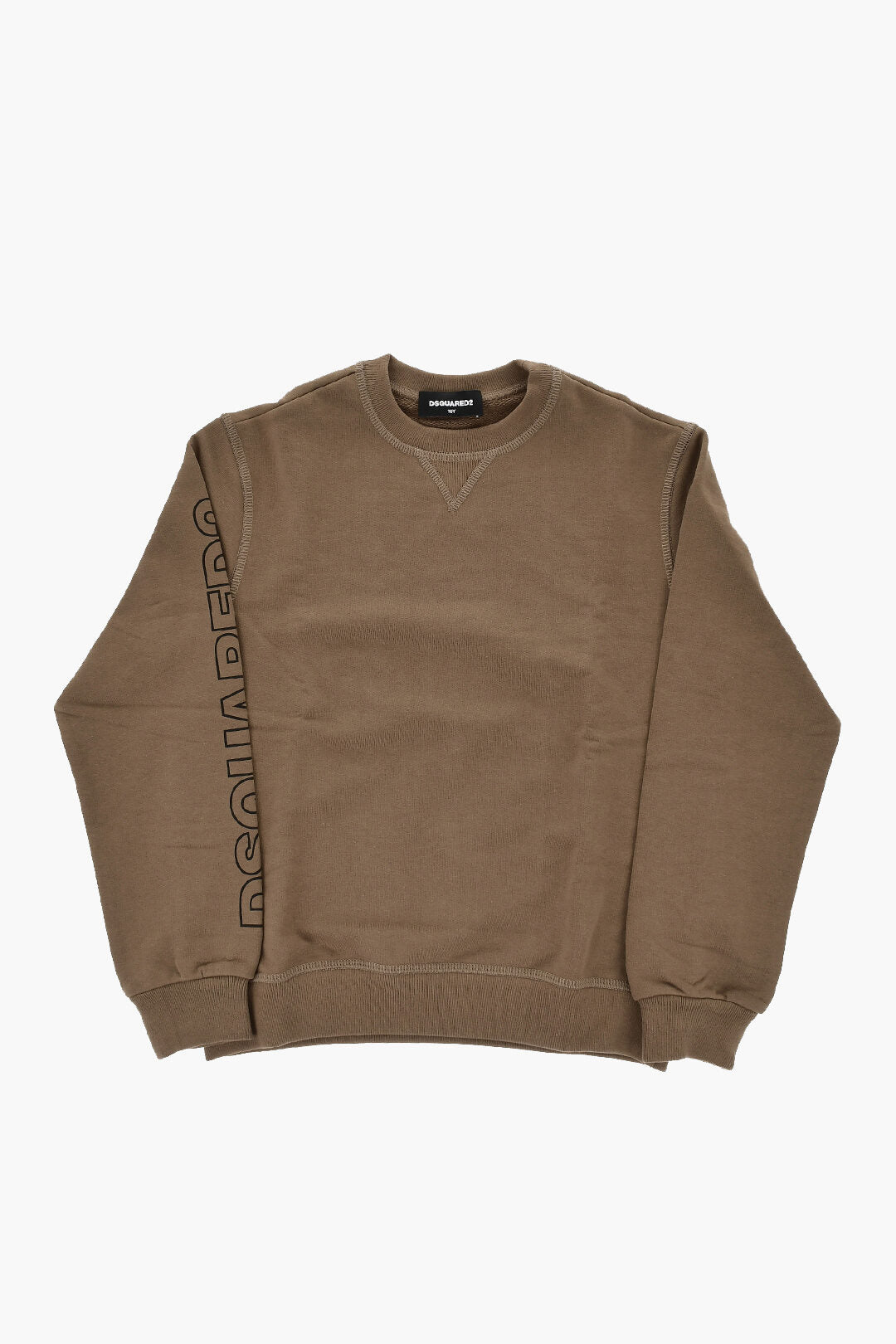 Dsquared2 Kids 2405~Brushed Cotton Crewneck T-Shirt RELAX with Printed Logo