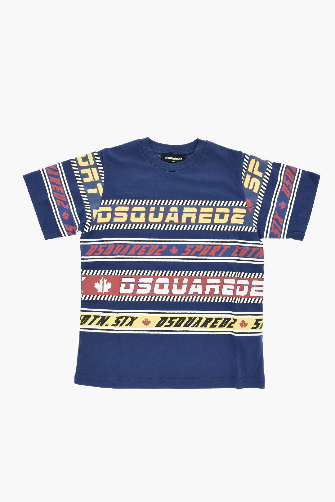 Dsquared2 Kids 2405~Crewneck T-Shirt SLOUCH FIT Printed