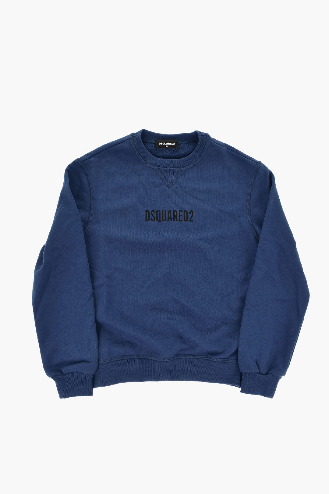 Dsquared2 Kids 2405~Cotton Crew-Neck Sweatshirt RELAX with Contrast Logo