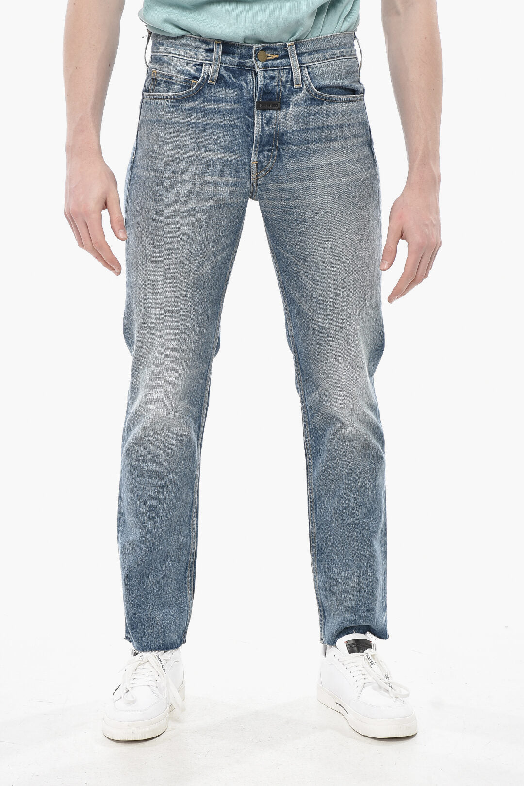 Fear of God 2405~Regular Fit Jeans With 20cm Frayed Hem