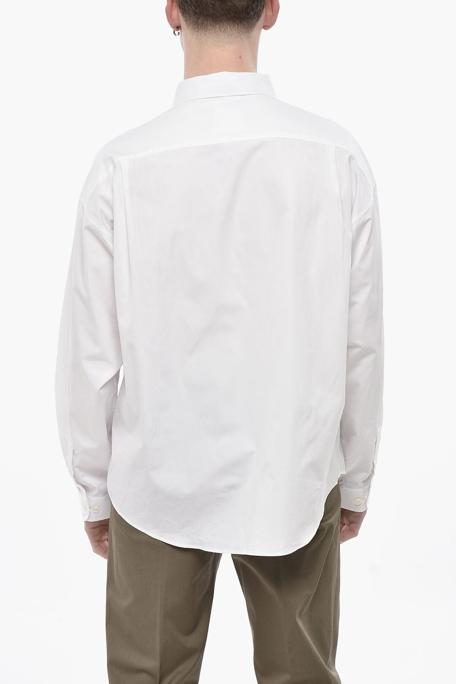 Givenchy 0130~Cotton Poplin Button-Down Shirt, view 2