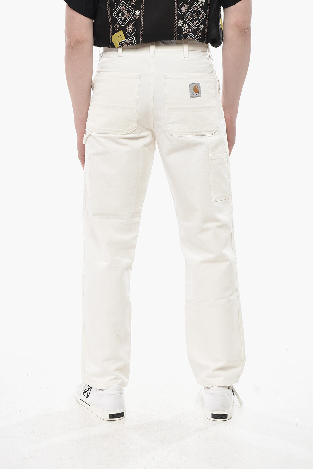 Carhartt 2405~Cotton Pants with Gold-Effect Button