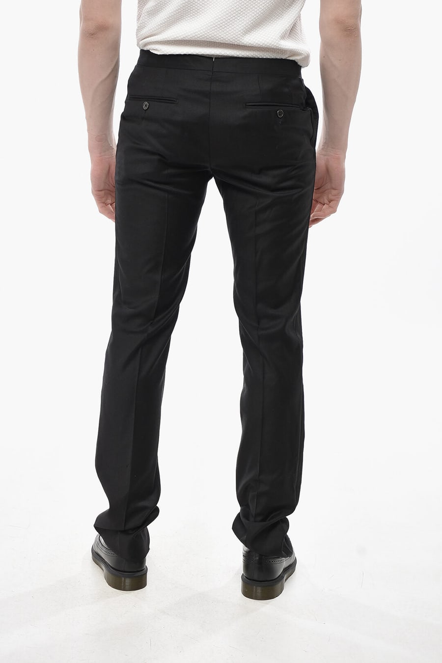 Corneliani 3500~Straight-Leg Trousers CERIM.ACADEMY, Wool, view 2