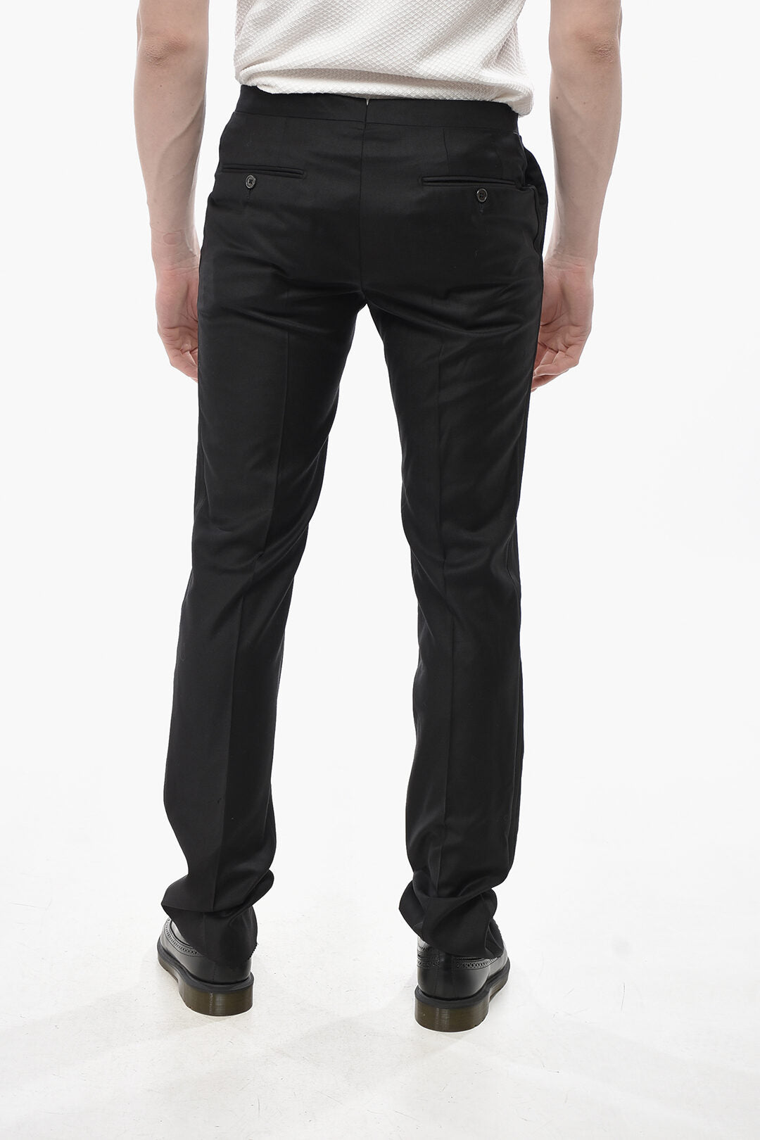 Corneliani 3500~Straight-Leg Trousers CERIM.ACADEMY, Wool, view 2