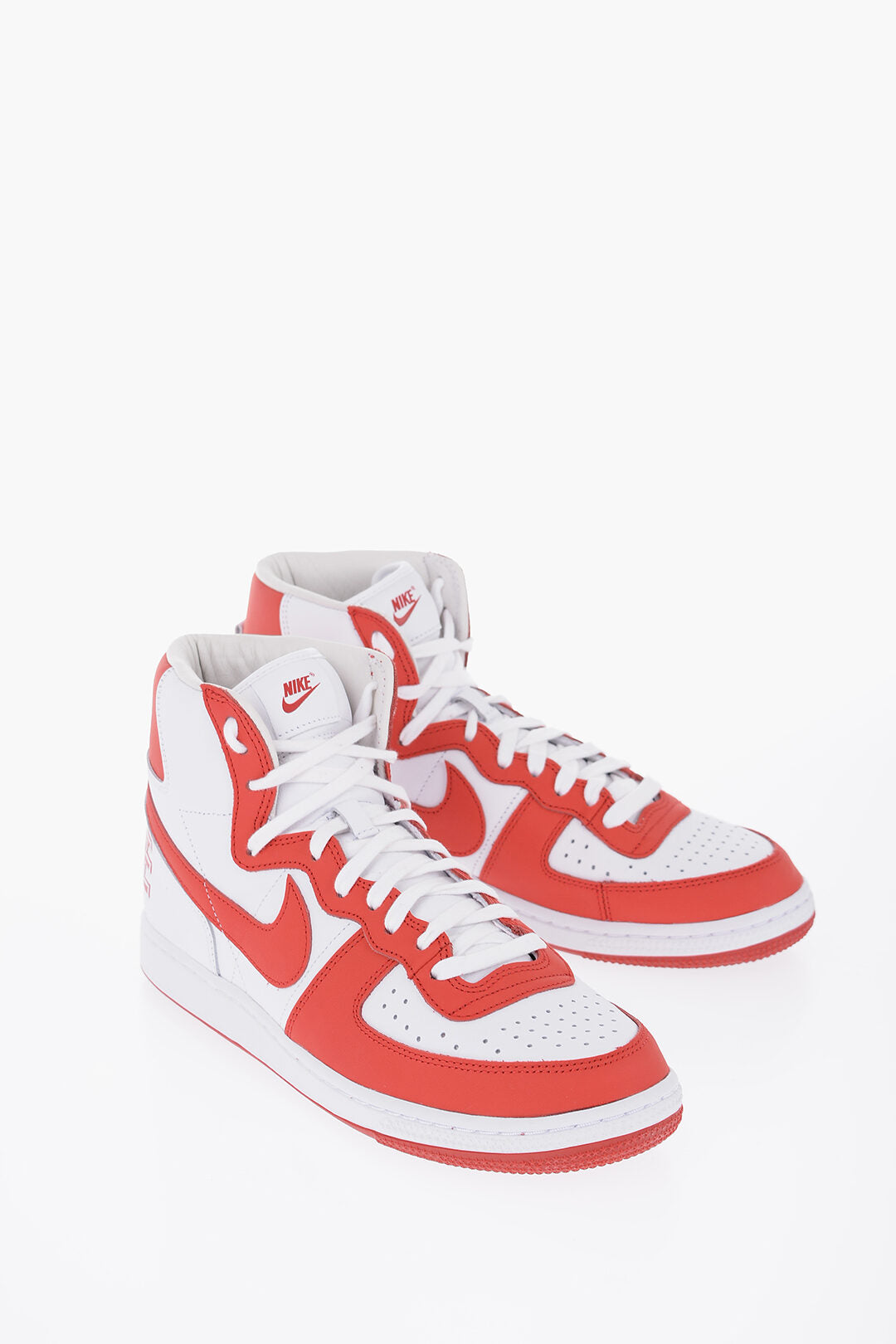 Nike 2550~COMME DES GARCONS HOMME PLUS Leather High-Top Sneakers TERMINATOR Bicolour