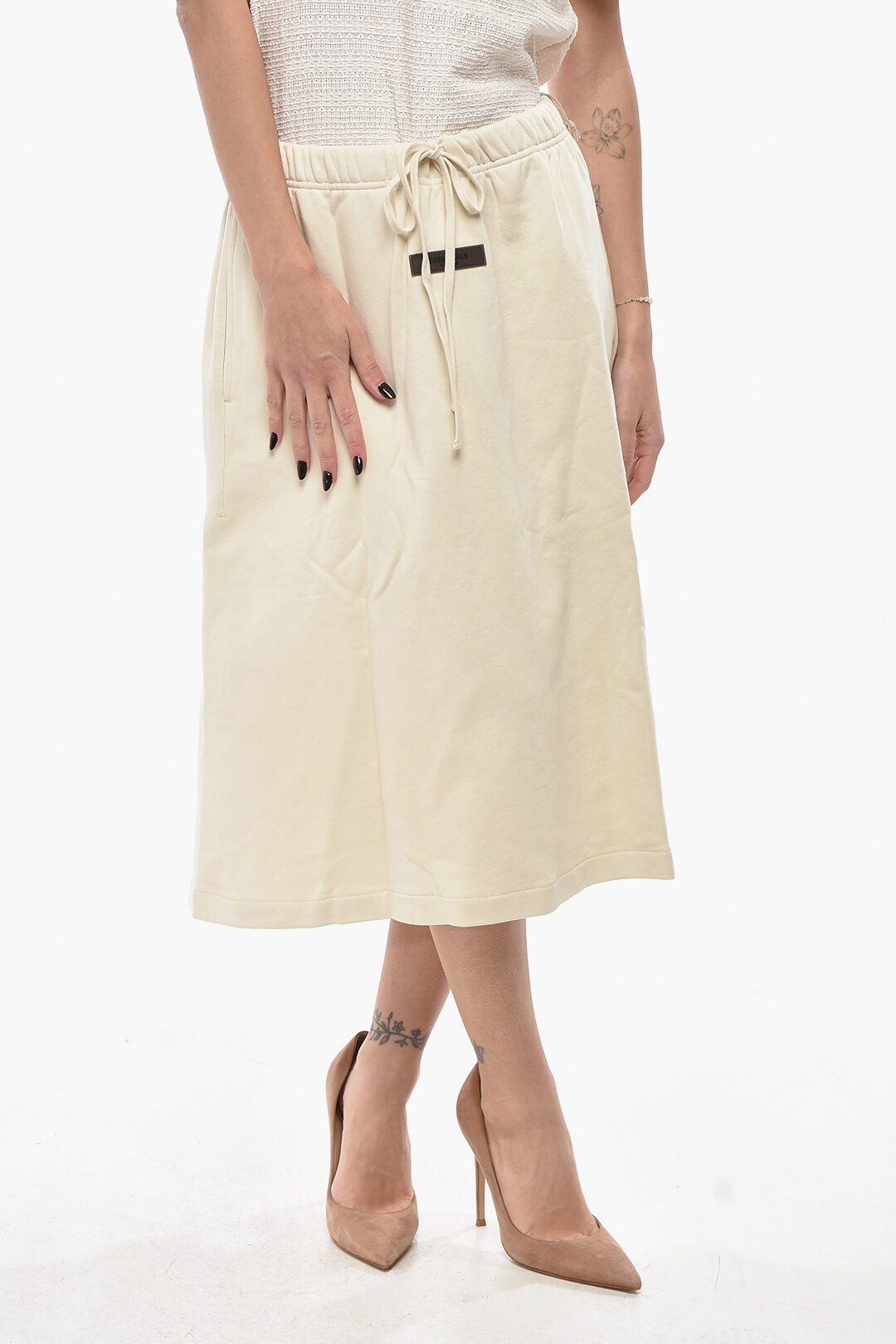 Fear of God 2500~ESSENTIALS Jersey Flared Midi Skirt