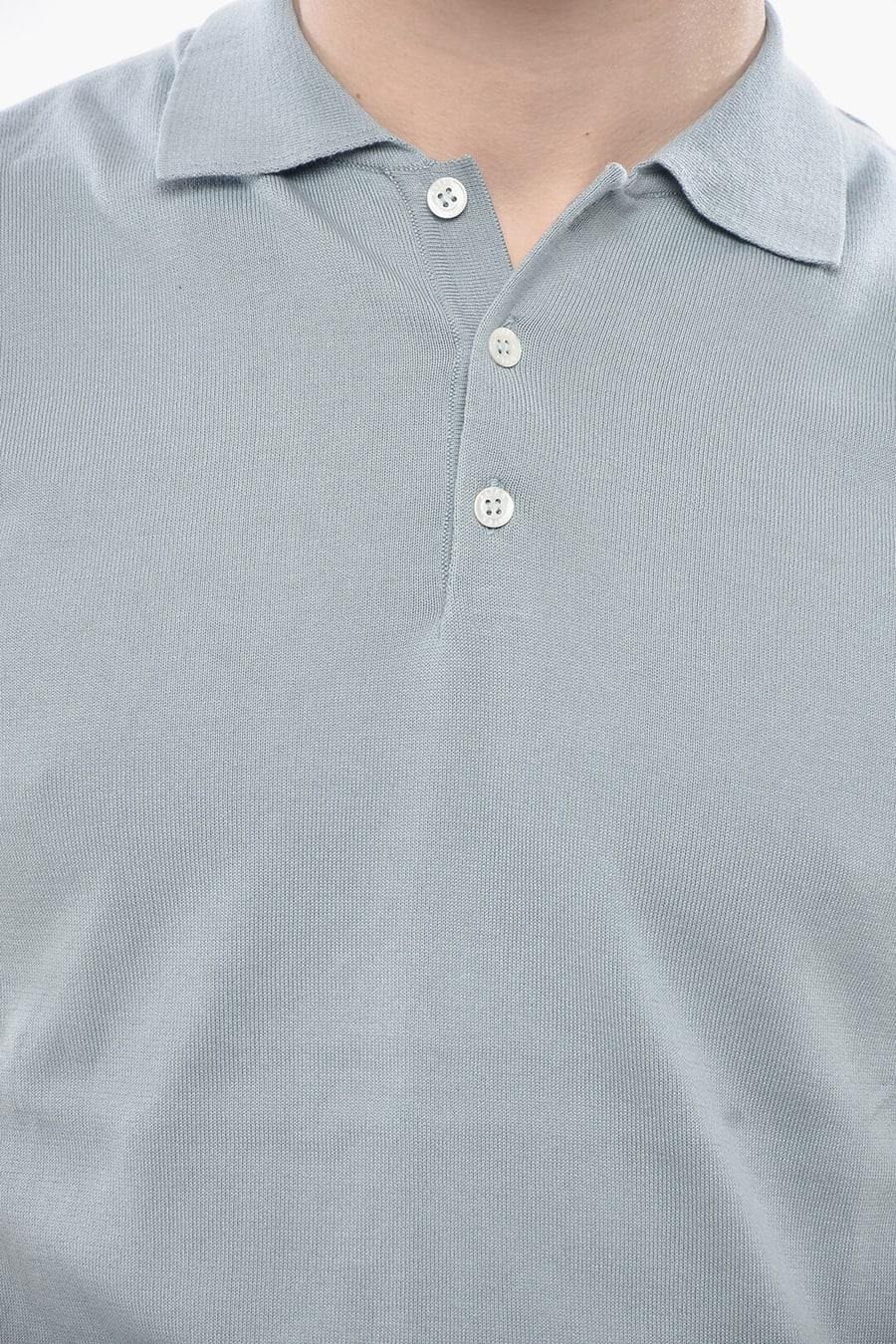 Altea 2405~Solid Lightweight Cotton Polo, view 3