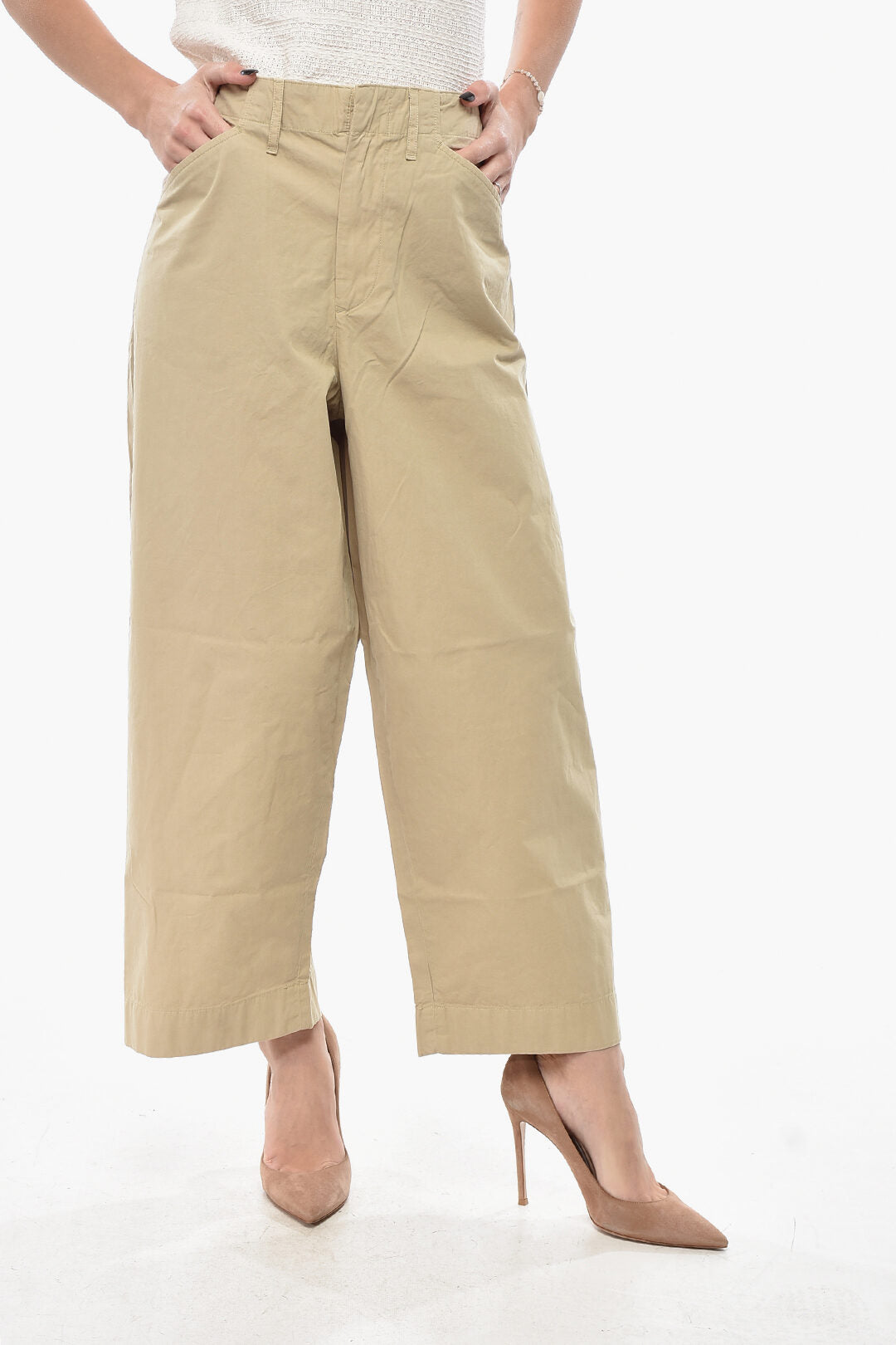 RAG&BONE 2500~Cotton Pants BANKS with Cropped-Fit Design