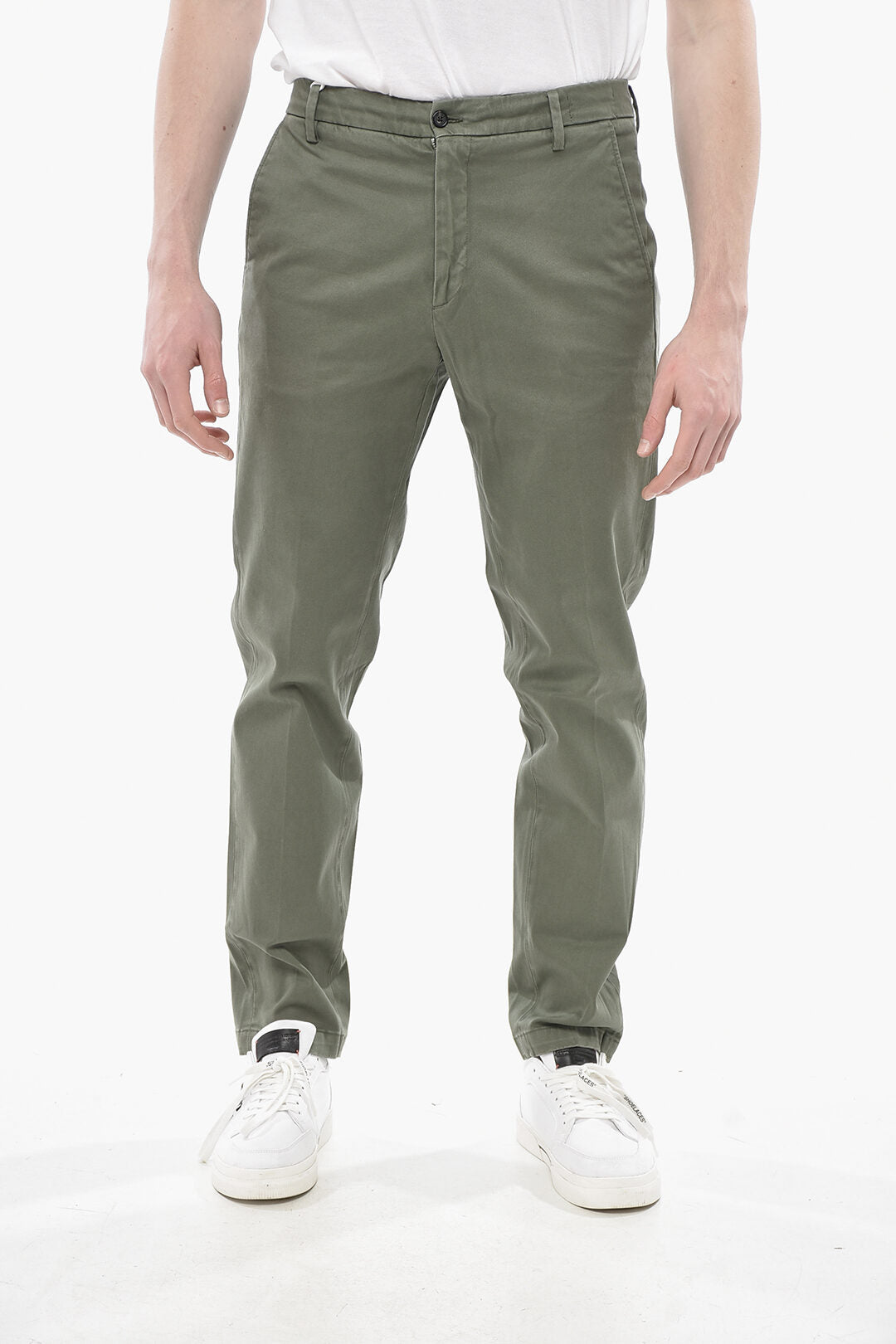 Be Able 2850~ANTONIA Stretch Cotton Chino Pants EDOARDO with Straight Leg