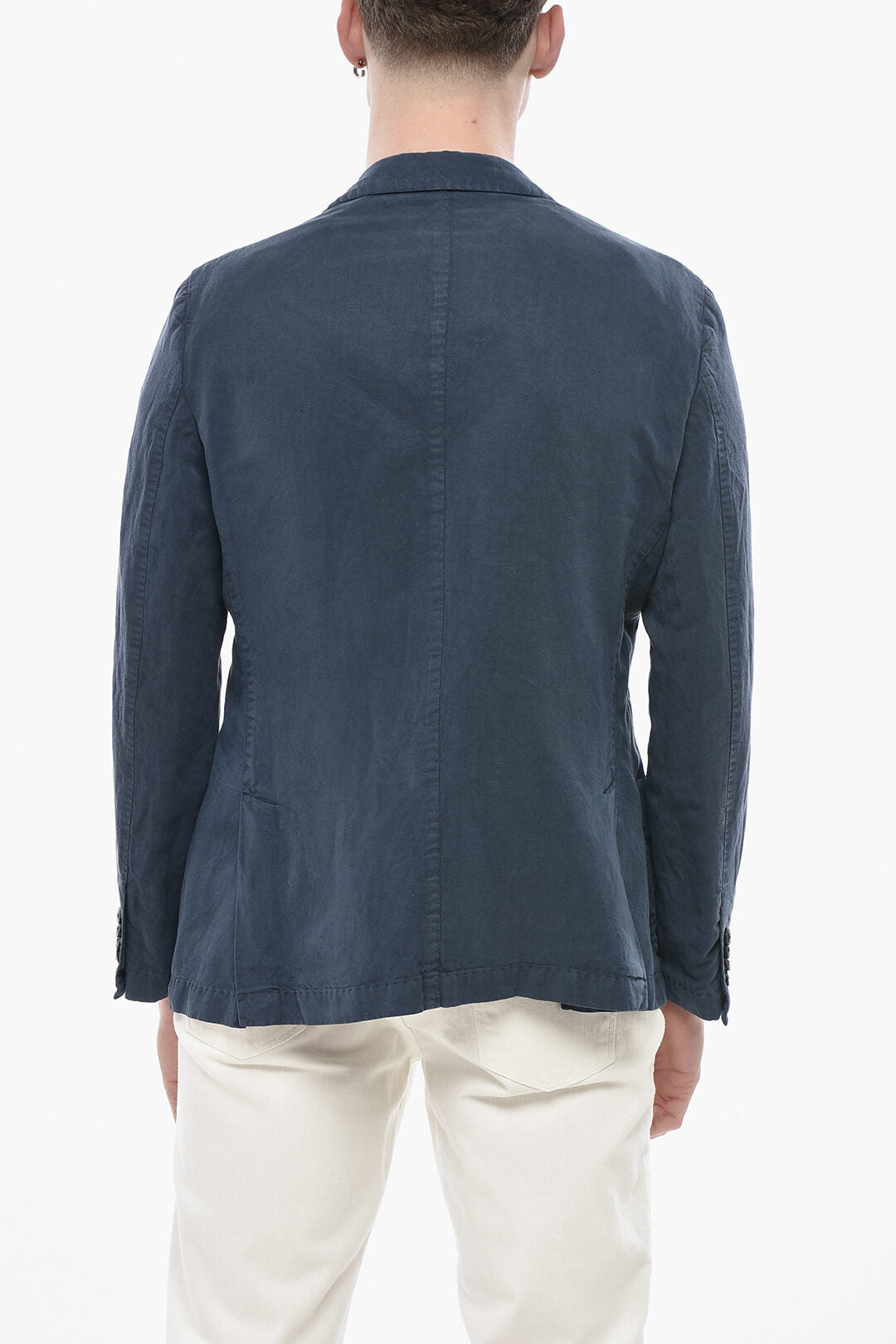Altea 2405~Mixed-Linen Jacket TITO with Classic Notch Lapel