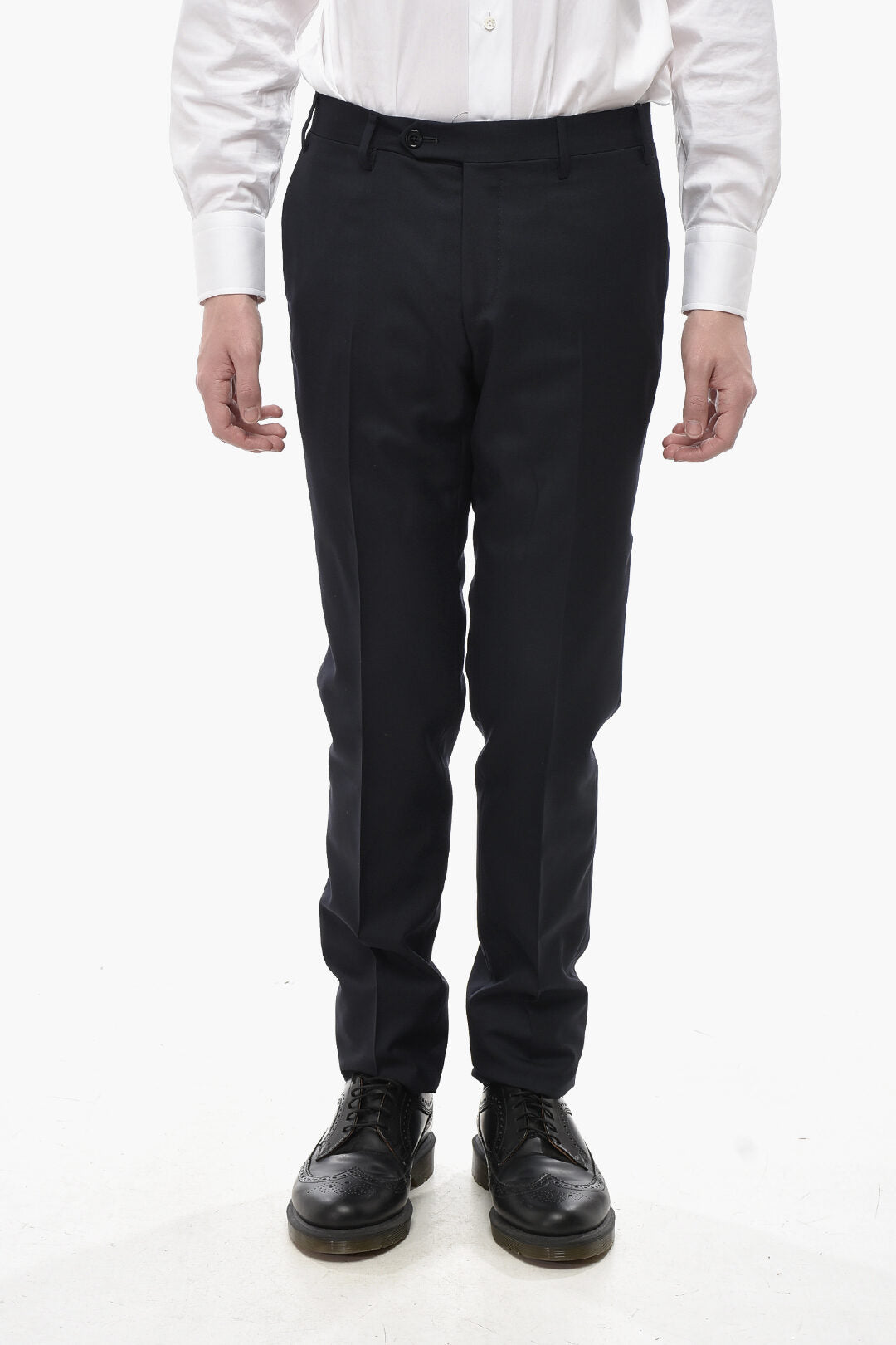 Corneliani 2405~Four-Pocket Virgin Wool Trousers