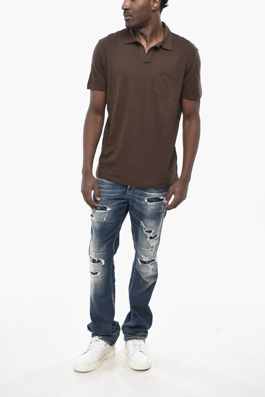 Altea 2405~Jersey Polo DENNIS Solid-Color, view 4