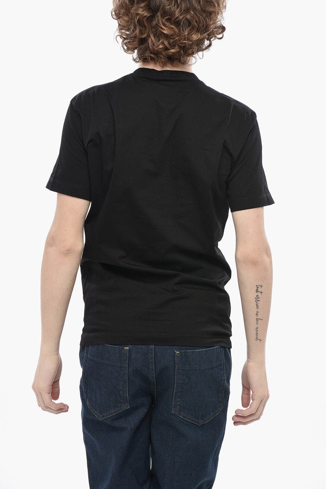 Dsquared2 3500~Crewneck T-Shirt COOL FIT Solid With Contrast Print, view 2
