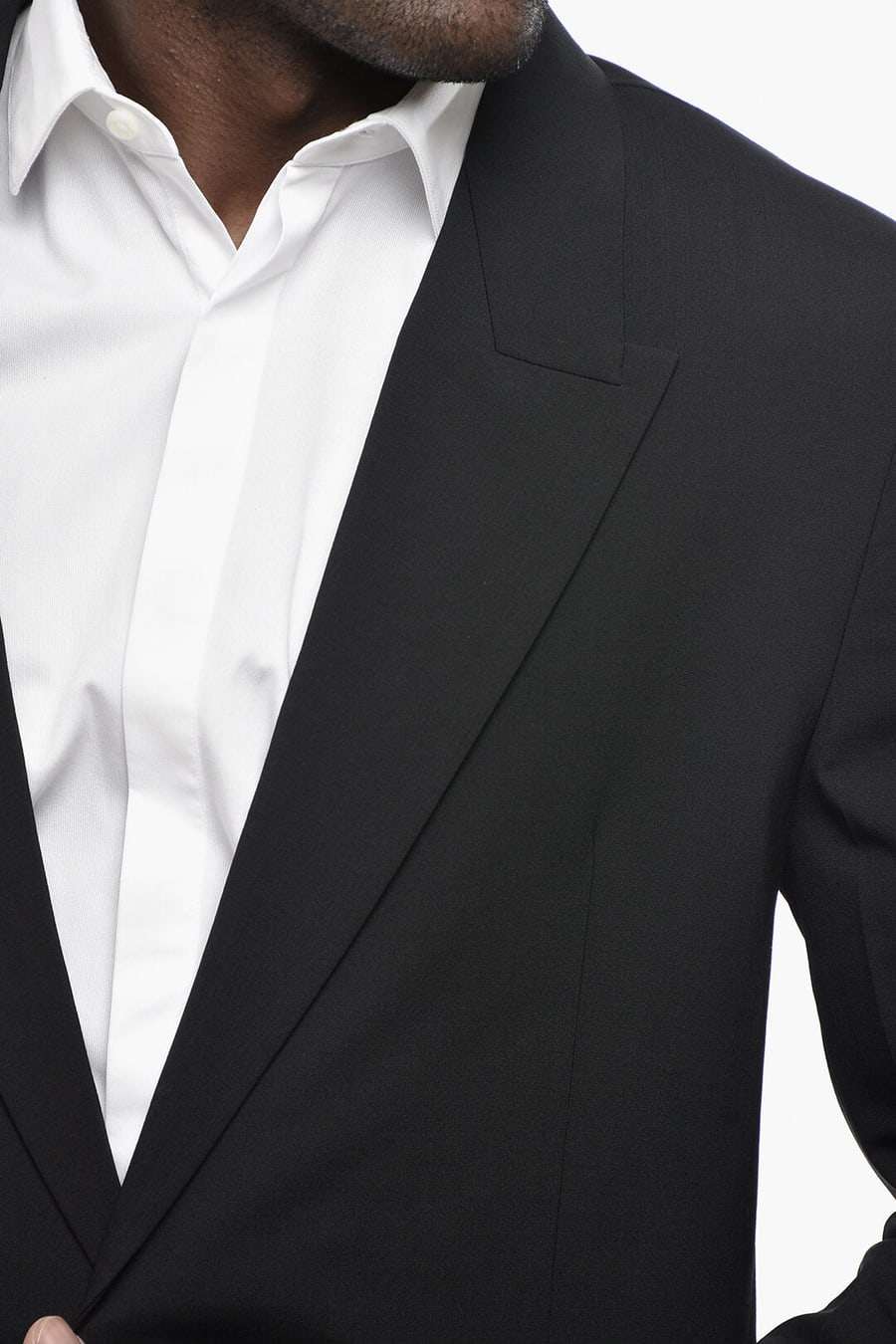 Givenchy 3500~Unlined Stretch Wool Blazer with Flap Pockets, view 3