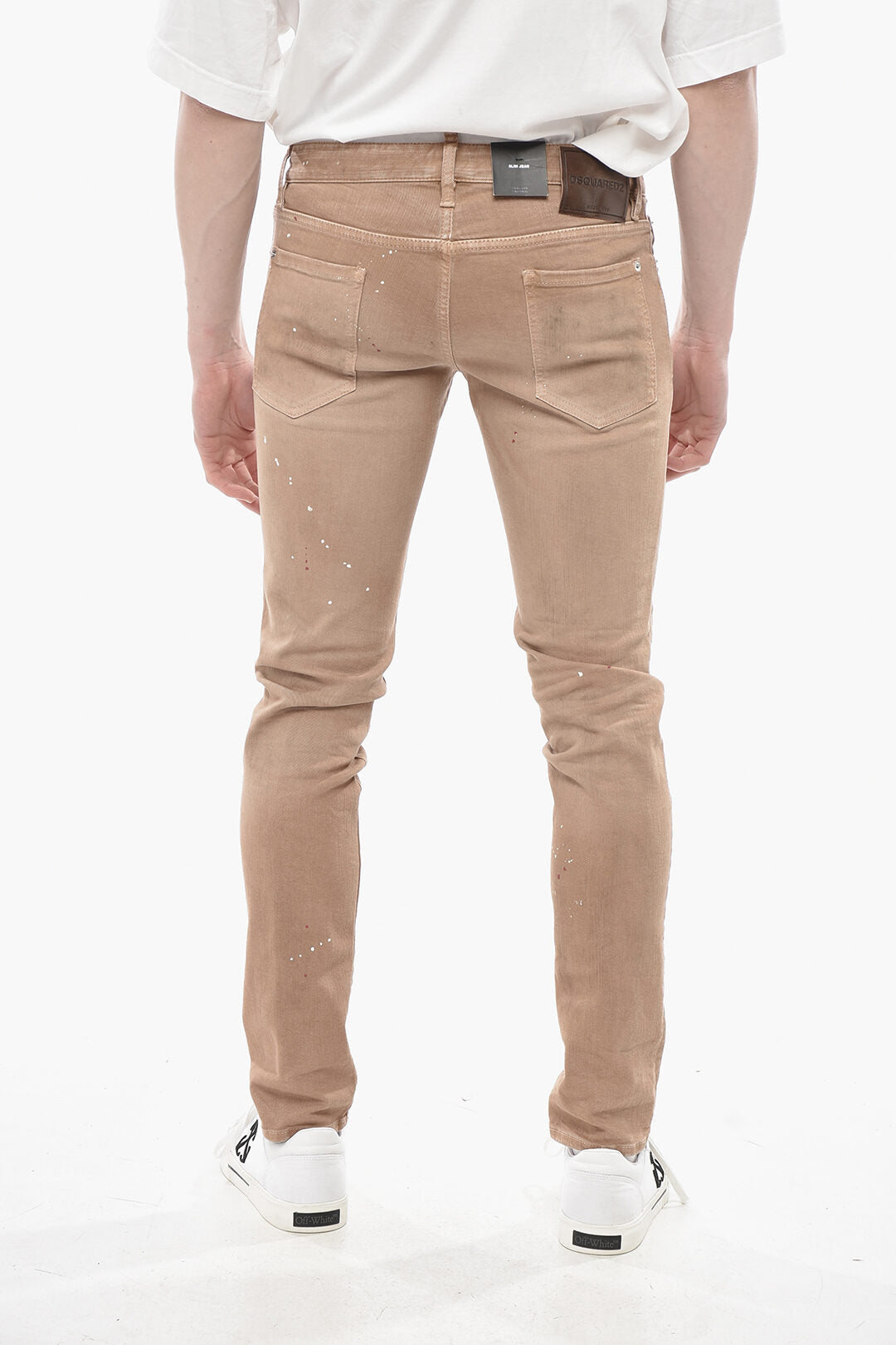 Dsquared2 2500~Slim-Fit 5-Pocket Trousers with Painted Effect, view 2