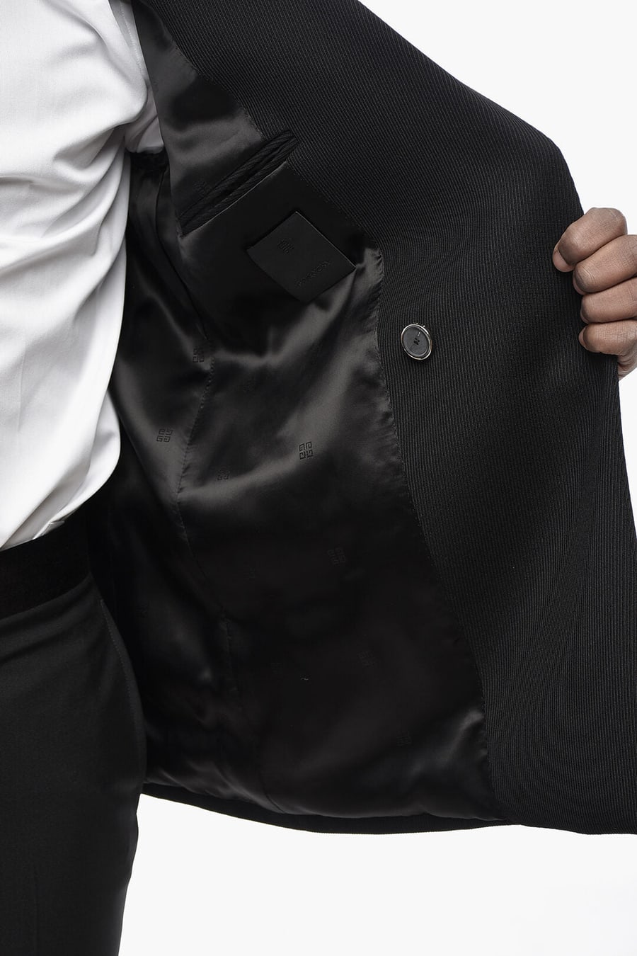 Givenchy 0130~Wool-Twill Double-Breasted Blazer LOCK, view 5